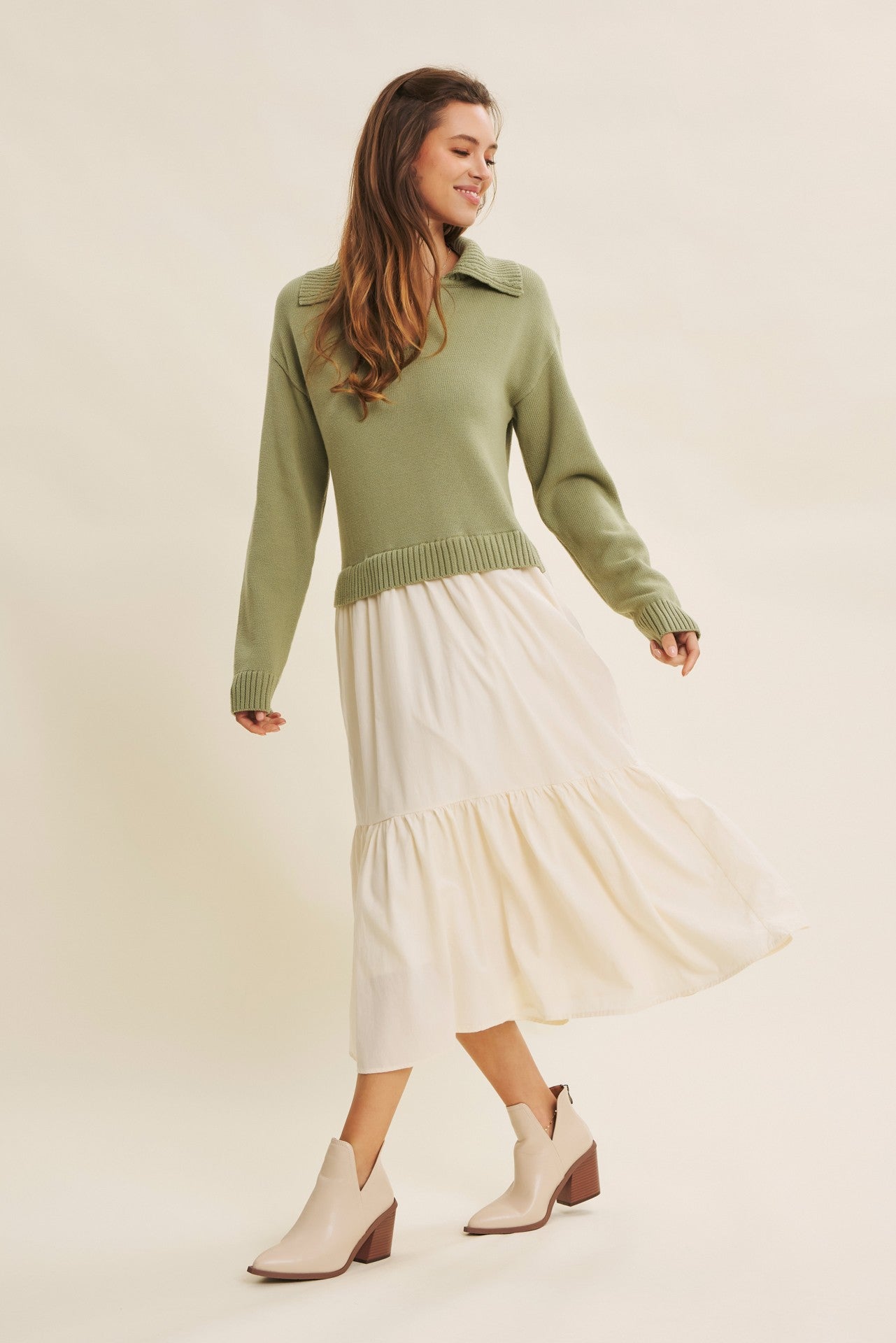 The Sophia Knit Sweater Dress