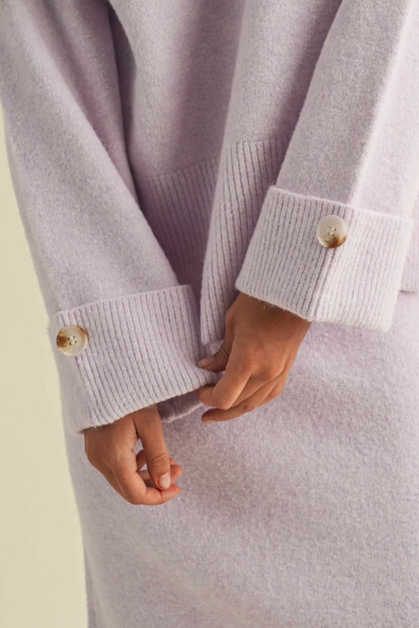 The Taylor Sweater Set in Soft Lavender