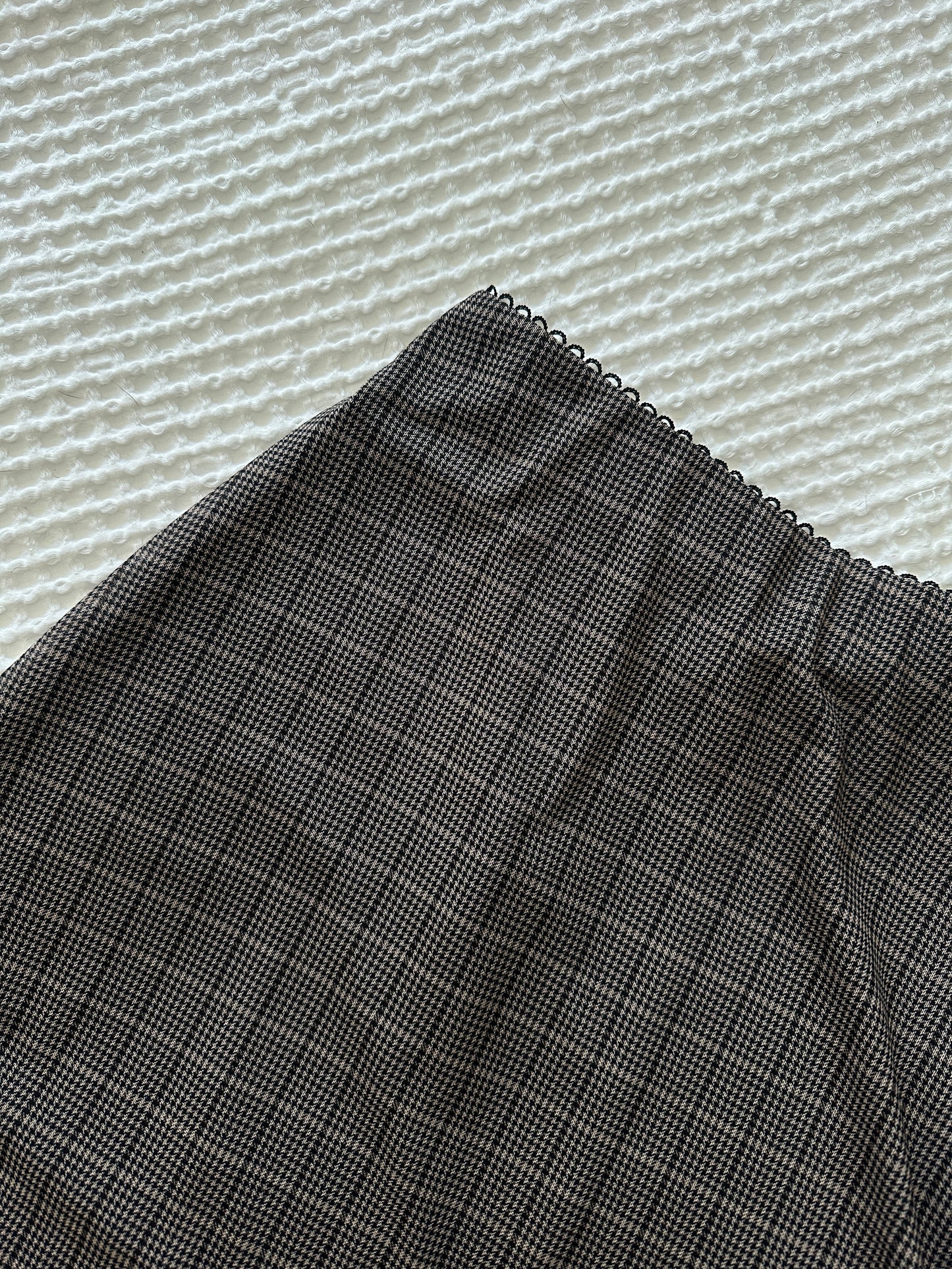 The Ivy Plaid Mesh Skirt