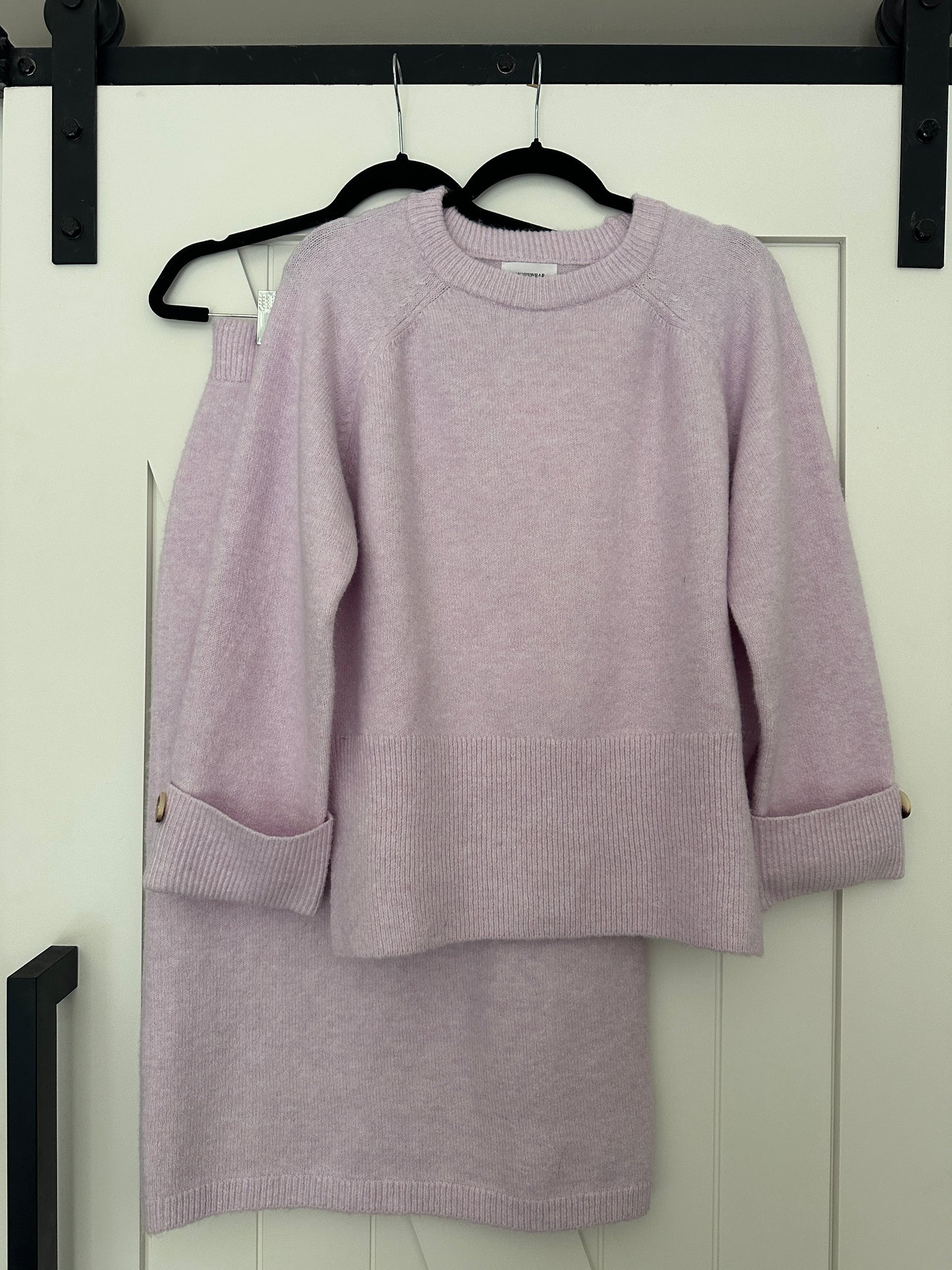 The Taylor Sweater Set in Soft Lavender