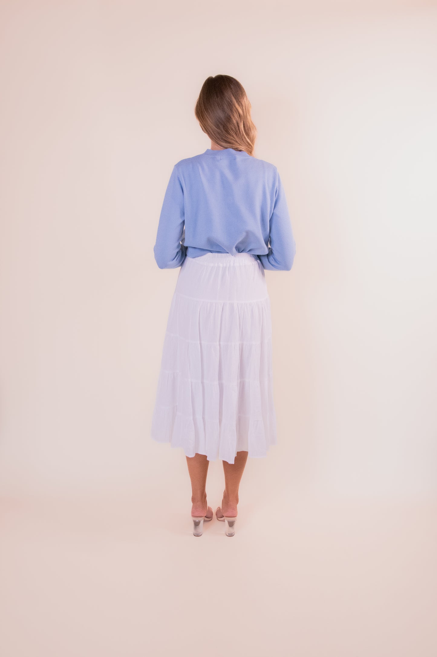 The Hannah Tiered Woven Skirt