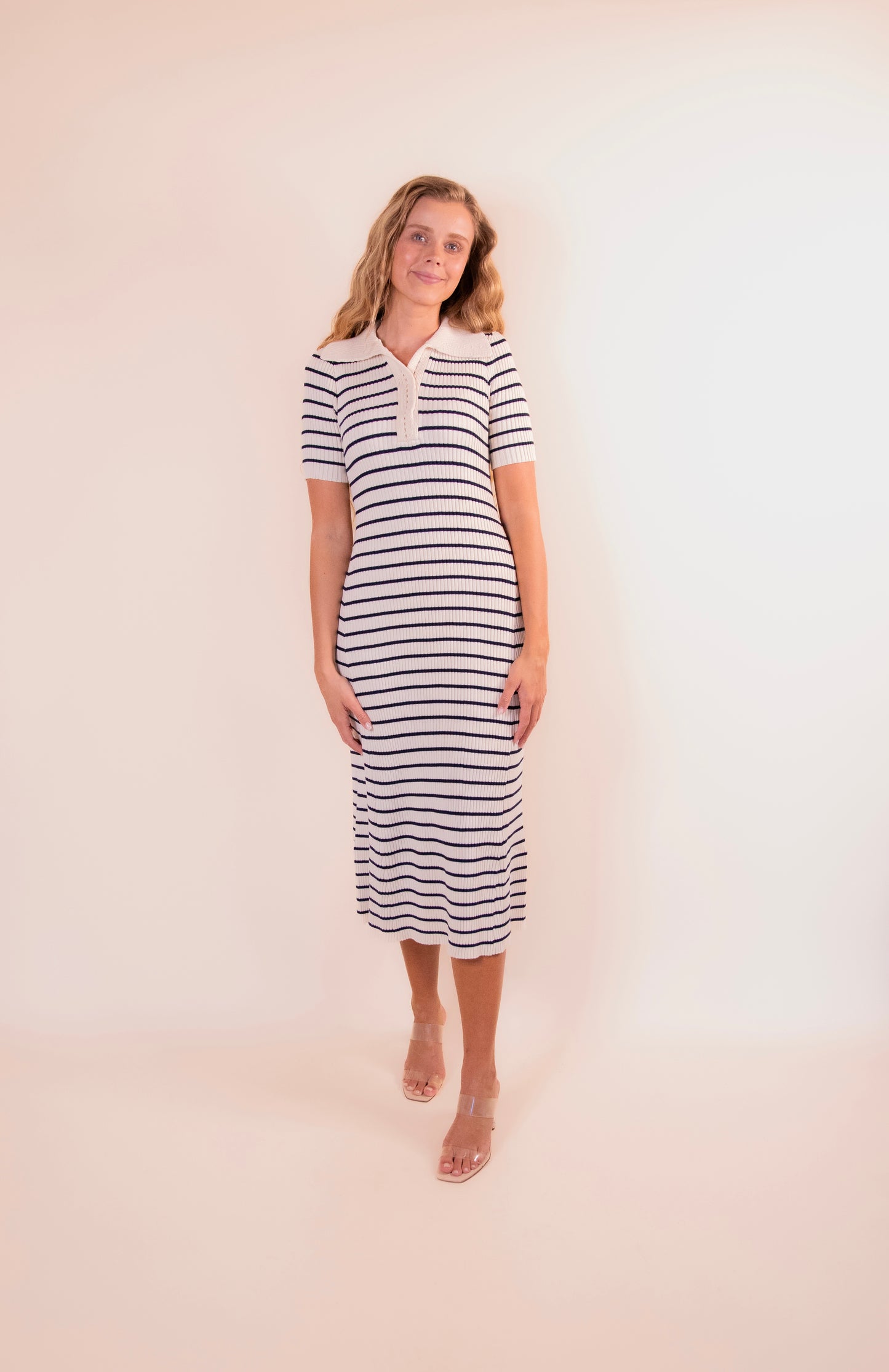 The Junie Collared Knit Dress