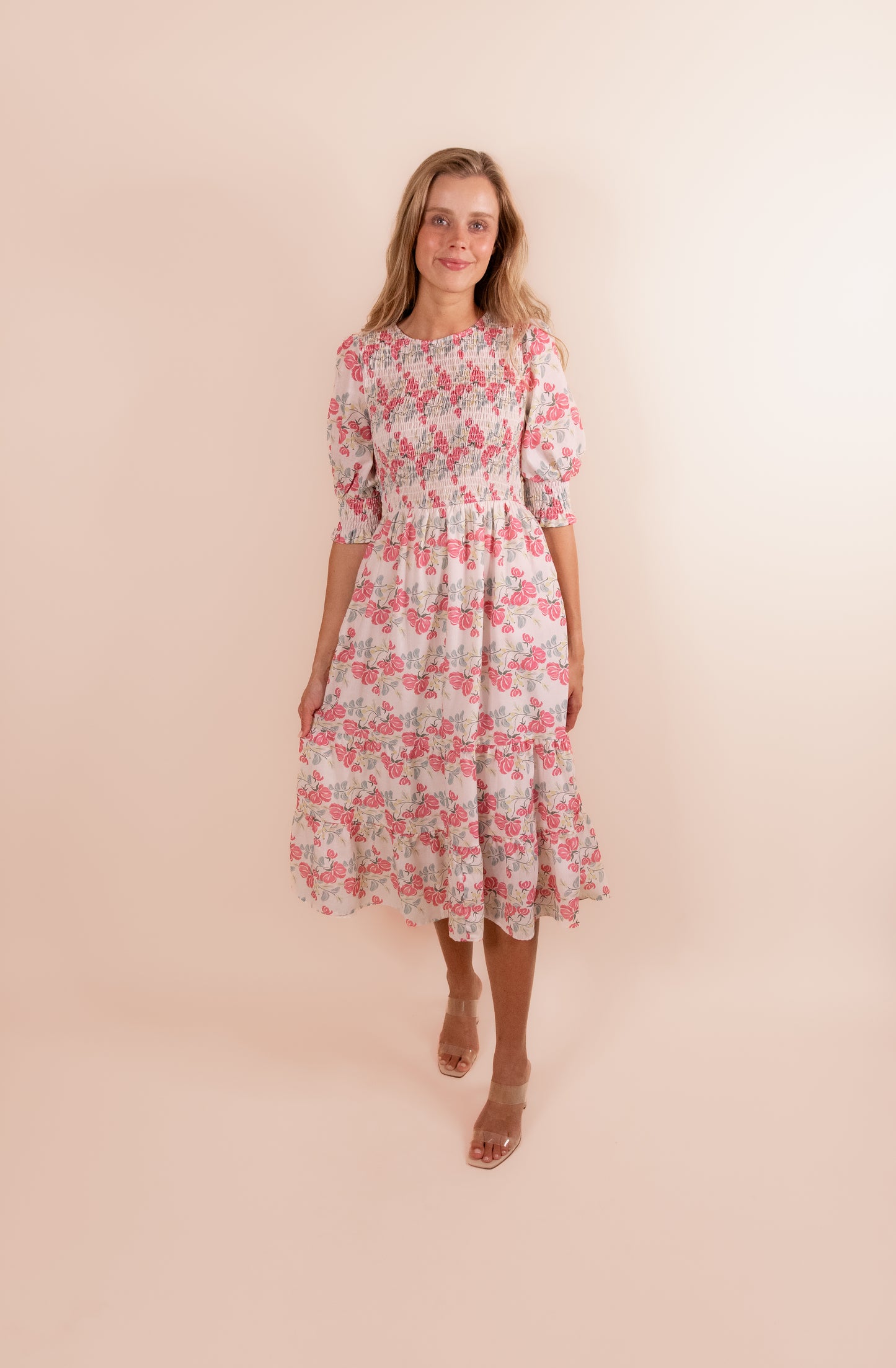 The Sadie Floral Smocked Dress