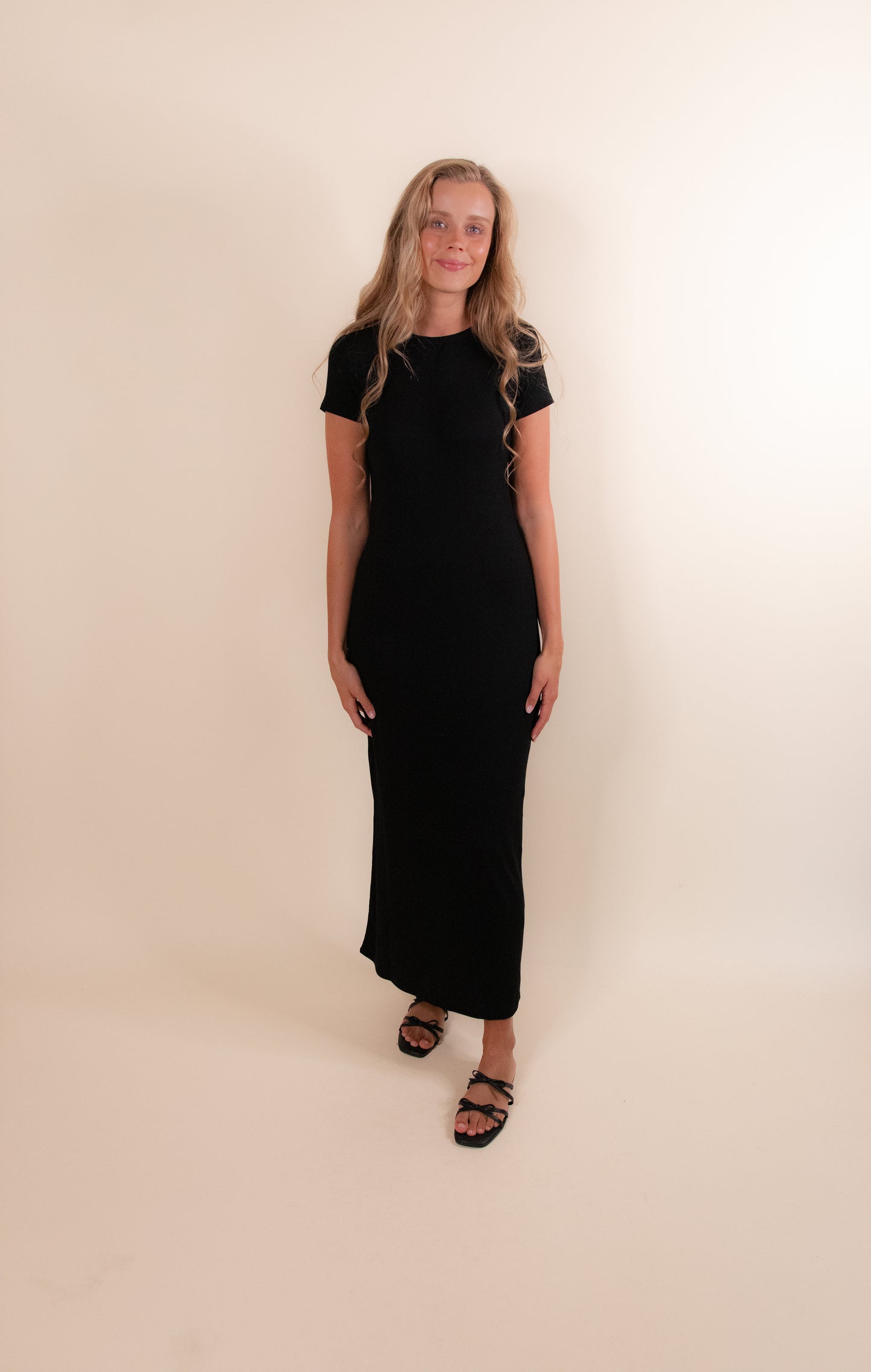 The Cali Everyday Black Maxi Dress
