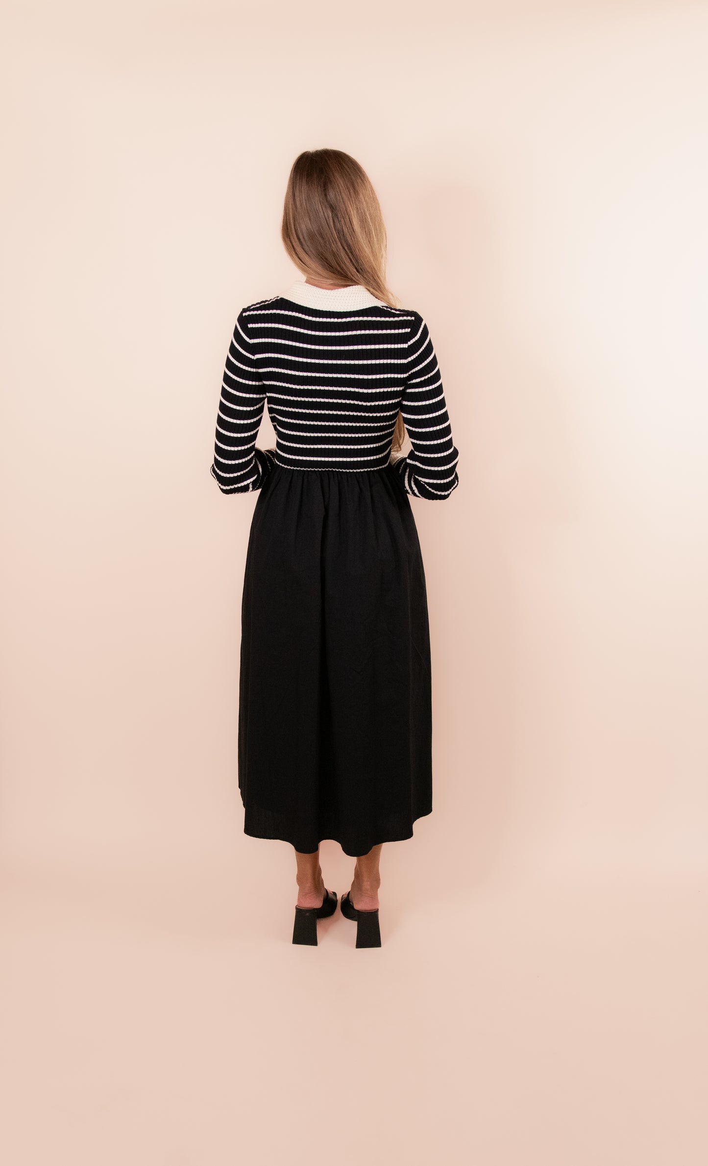 The Juliet Striped Sweater Dress