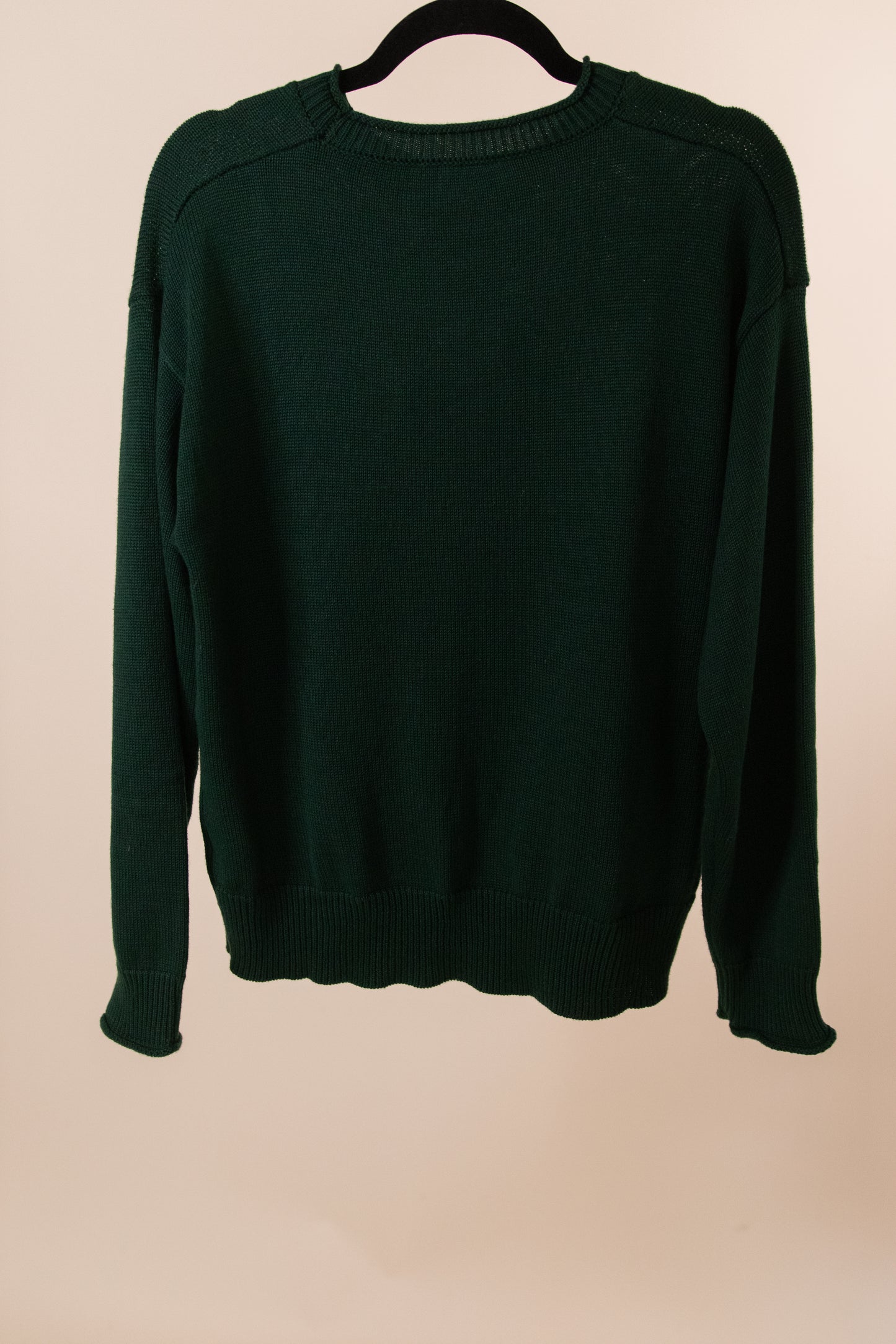 The Perfect Bear Knit Sweater in Hunter Green
