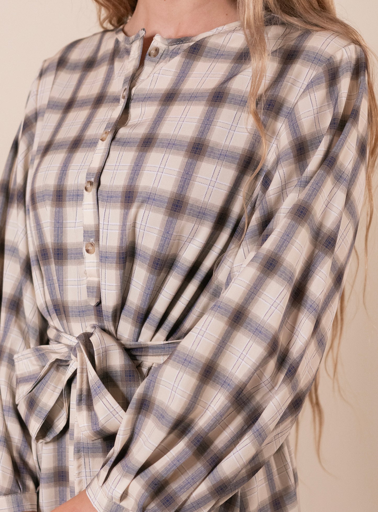 The Rae Plaid Shirt Dress