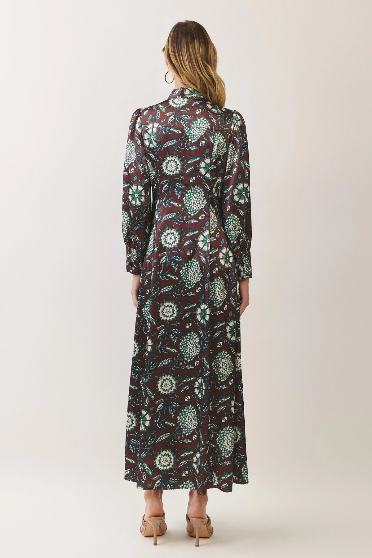 The Florence Satin Maxi Dress