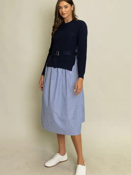 The Kacie Layered Sweater Dress