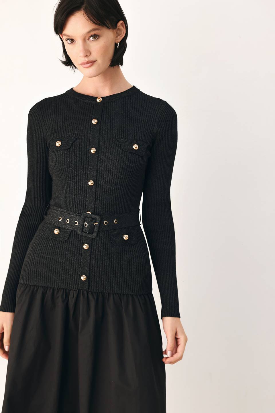 The Camille Drop Waist Knit Dress