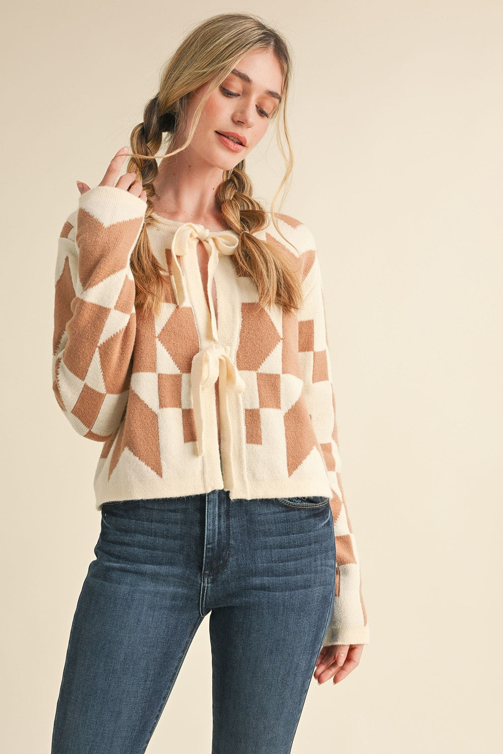 The Maisy Bow Front Cardigan