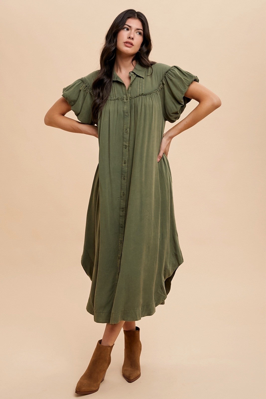 The Leena Shirt Dress