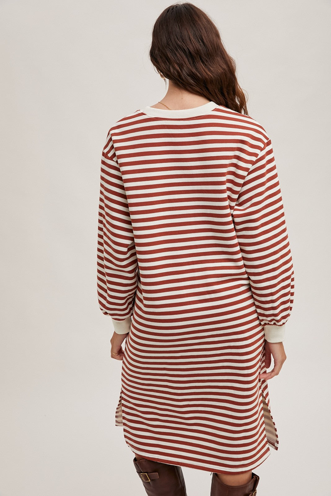 RESTOCKED - The Sienna French Terry Sweater Dress