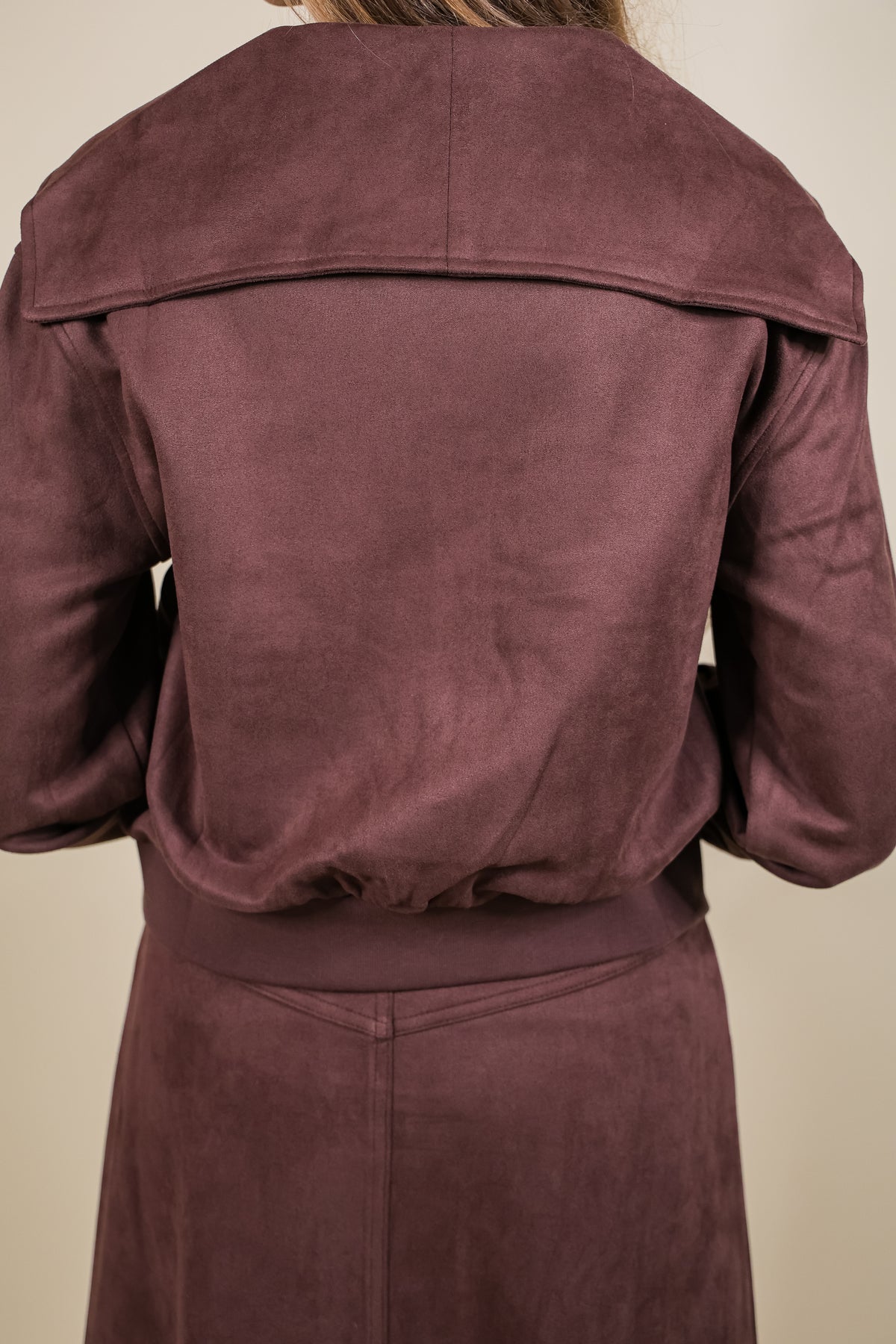 The Marlowe Jacket in Brown Suede