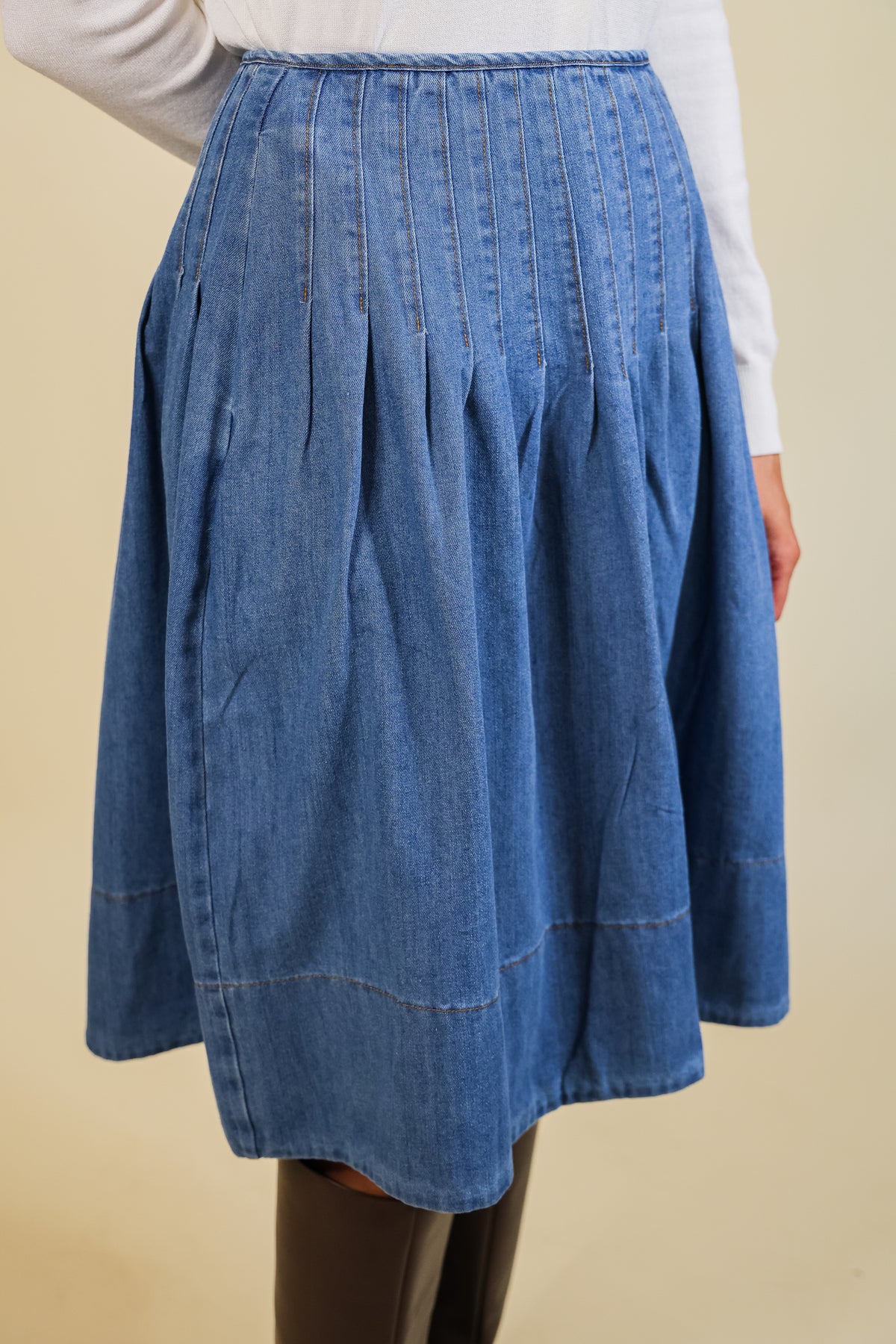 The Reese Denim Skirt
