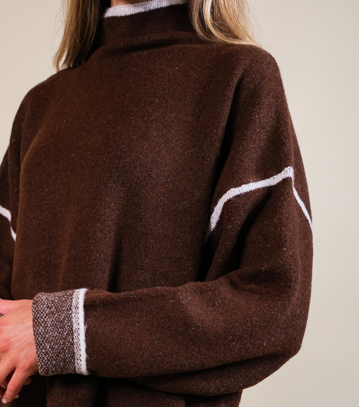The Sloane Knit Set in Chocolate