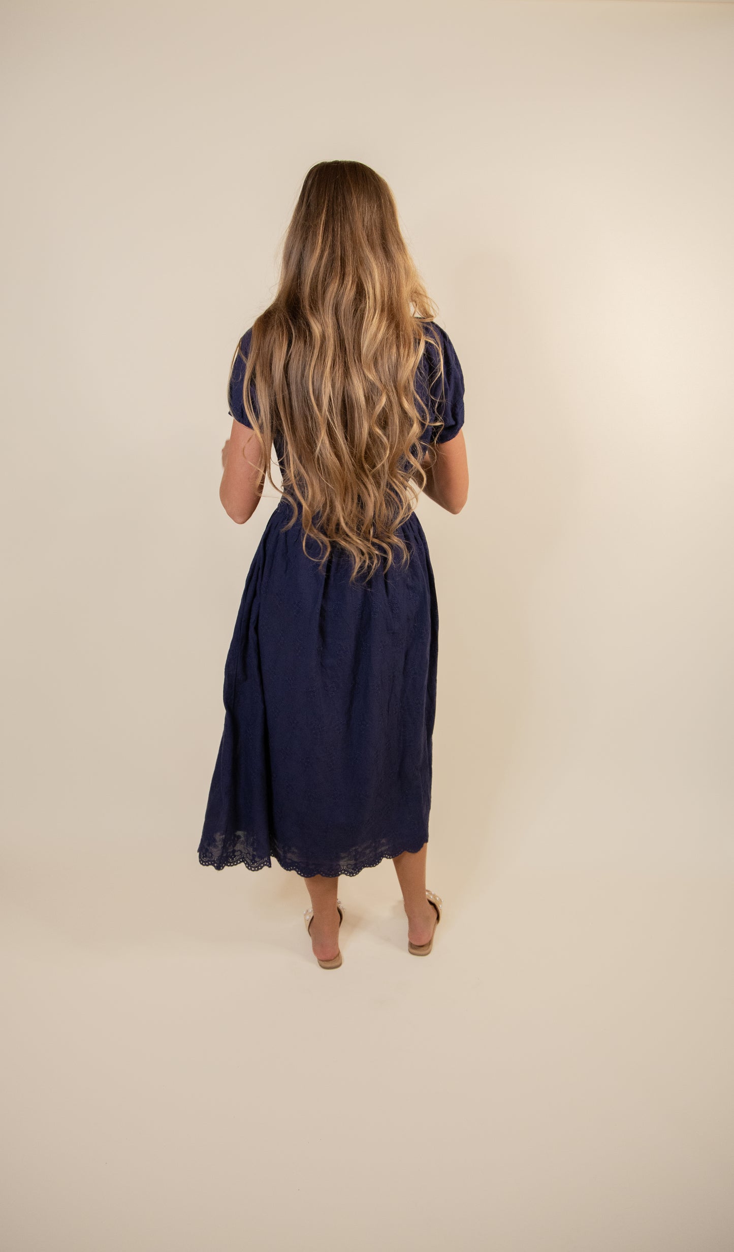 The Lauren Embroidered Cotton Sundress