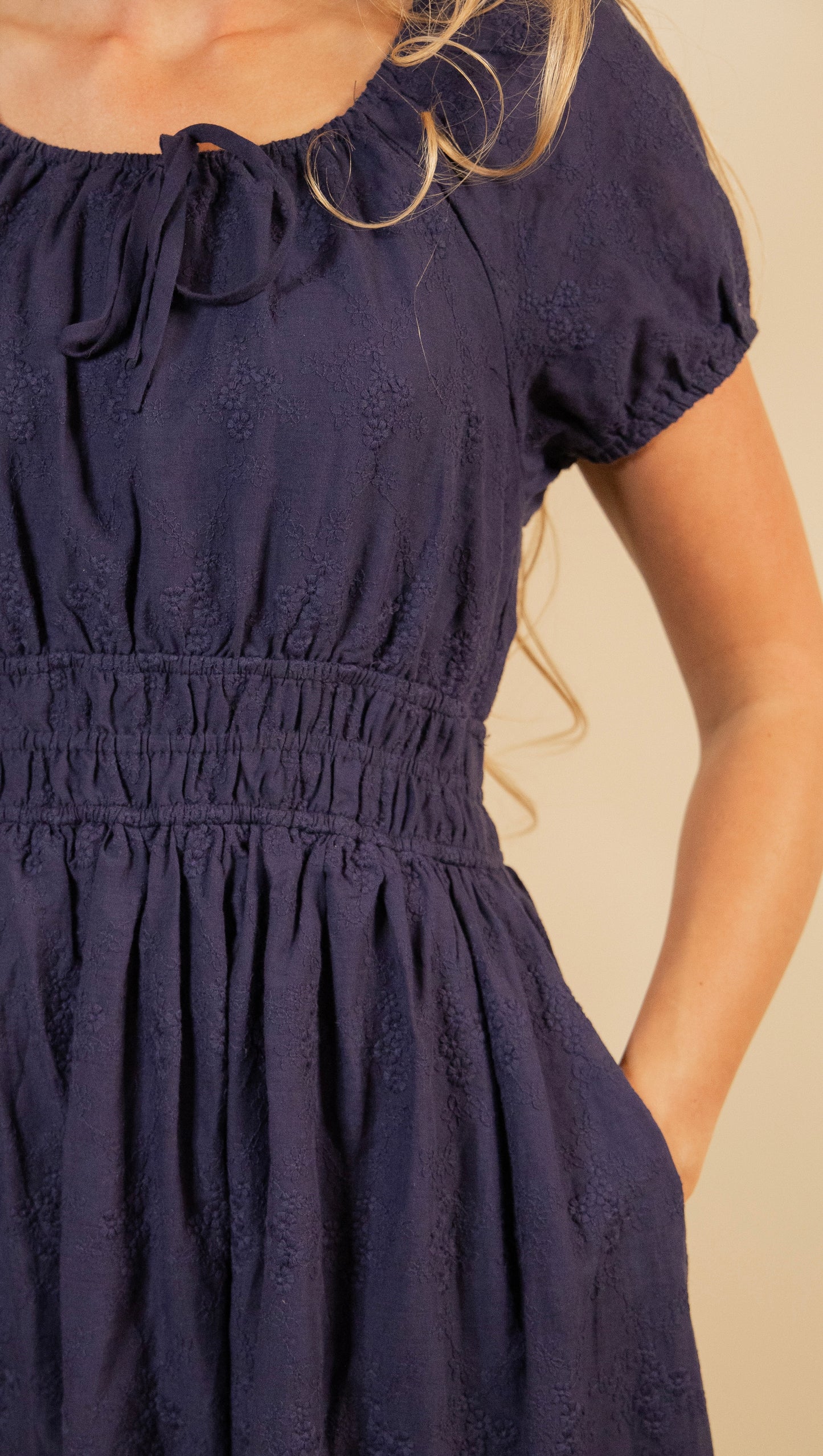 The Lauren Embroidered Cotton Sundress