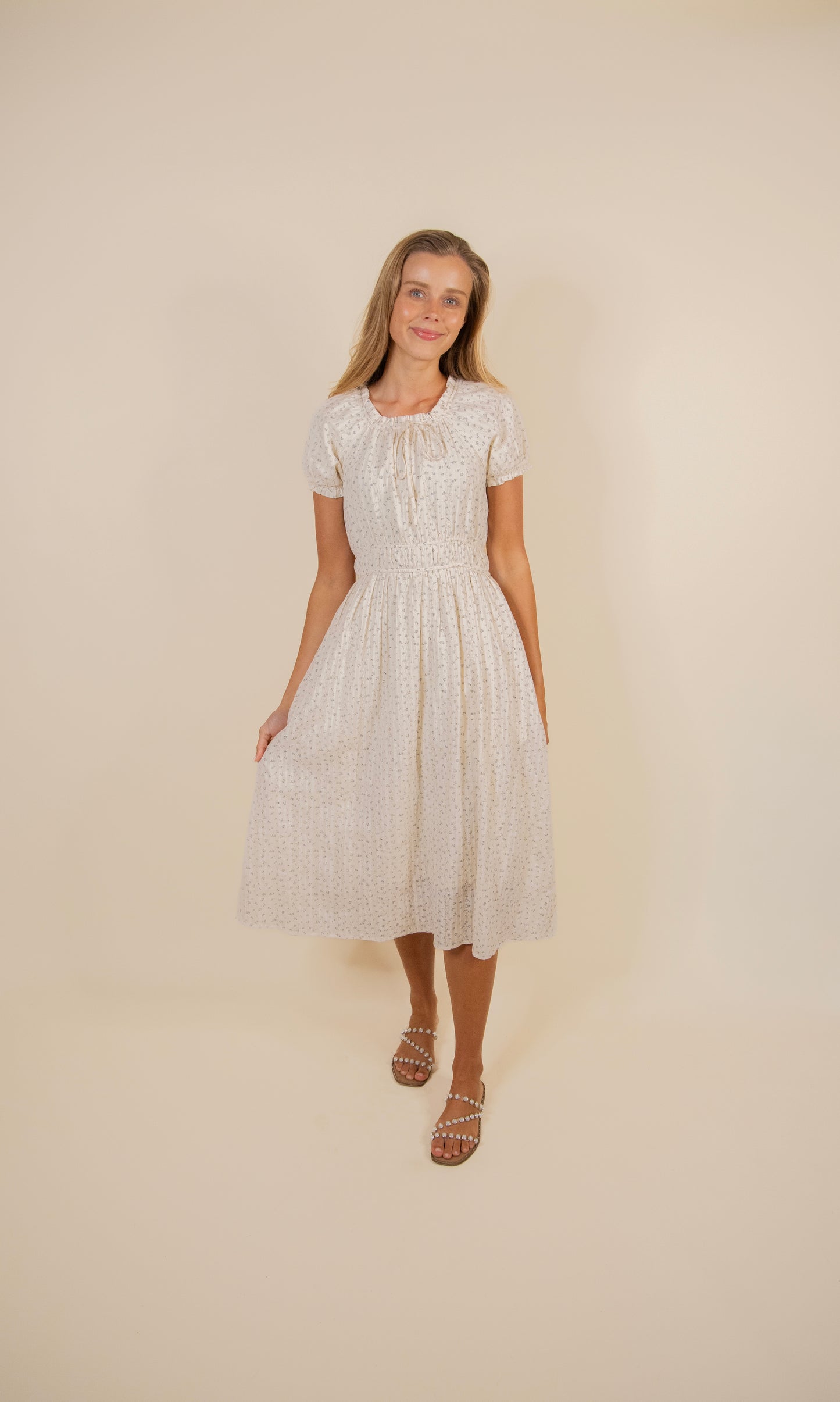 The Bluebell Meadow Dress in Ditsy Floral