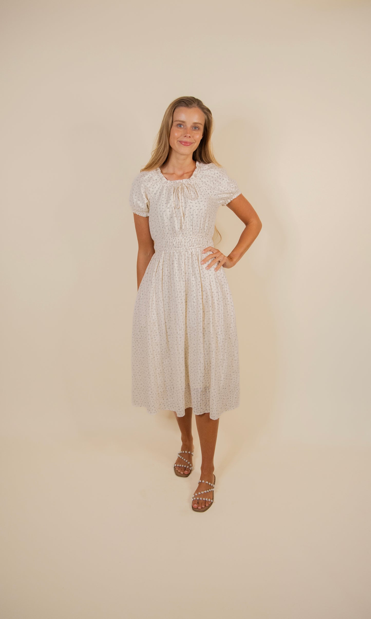 The Bluebell Meadow Dress in Ditsy Floral