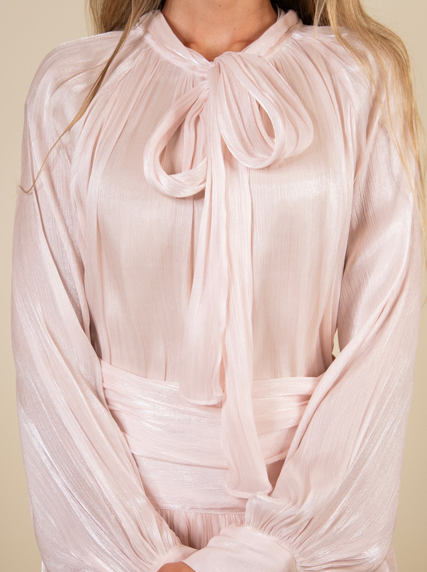 The Eleanor Shimmer Skirt Set in Ballerina Pink