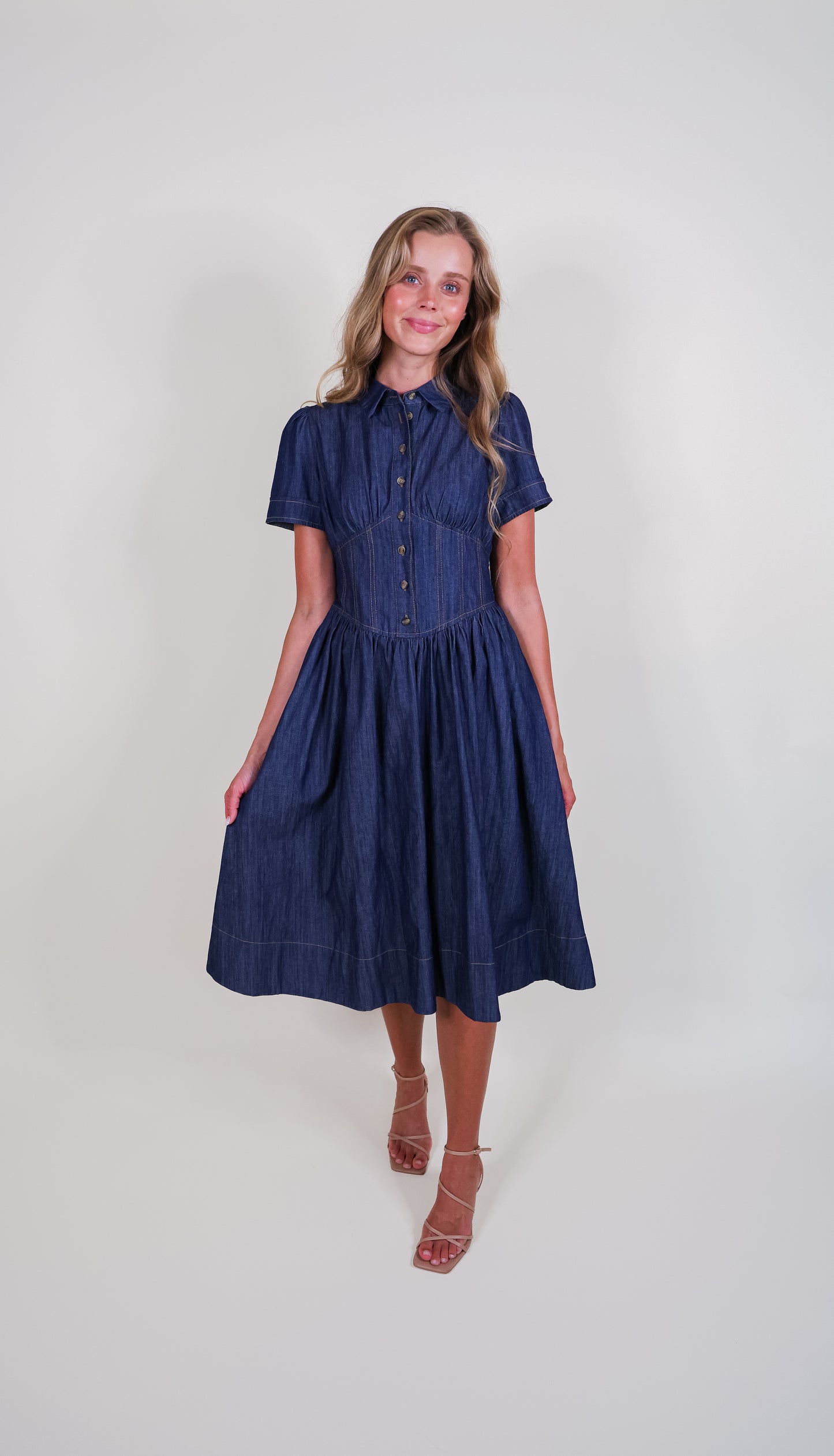 The Rue Denim Shirt Dress