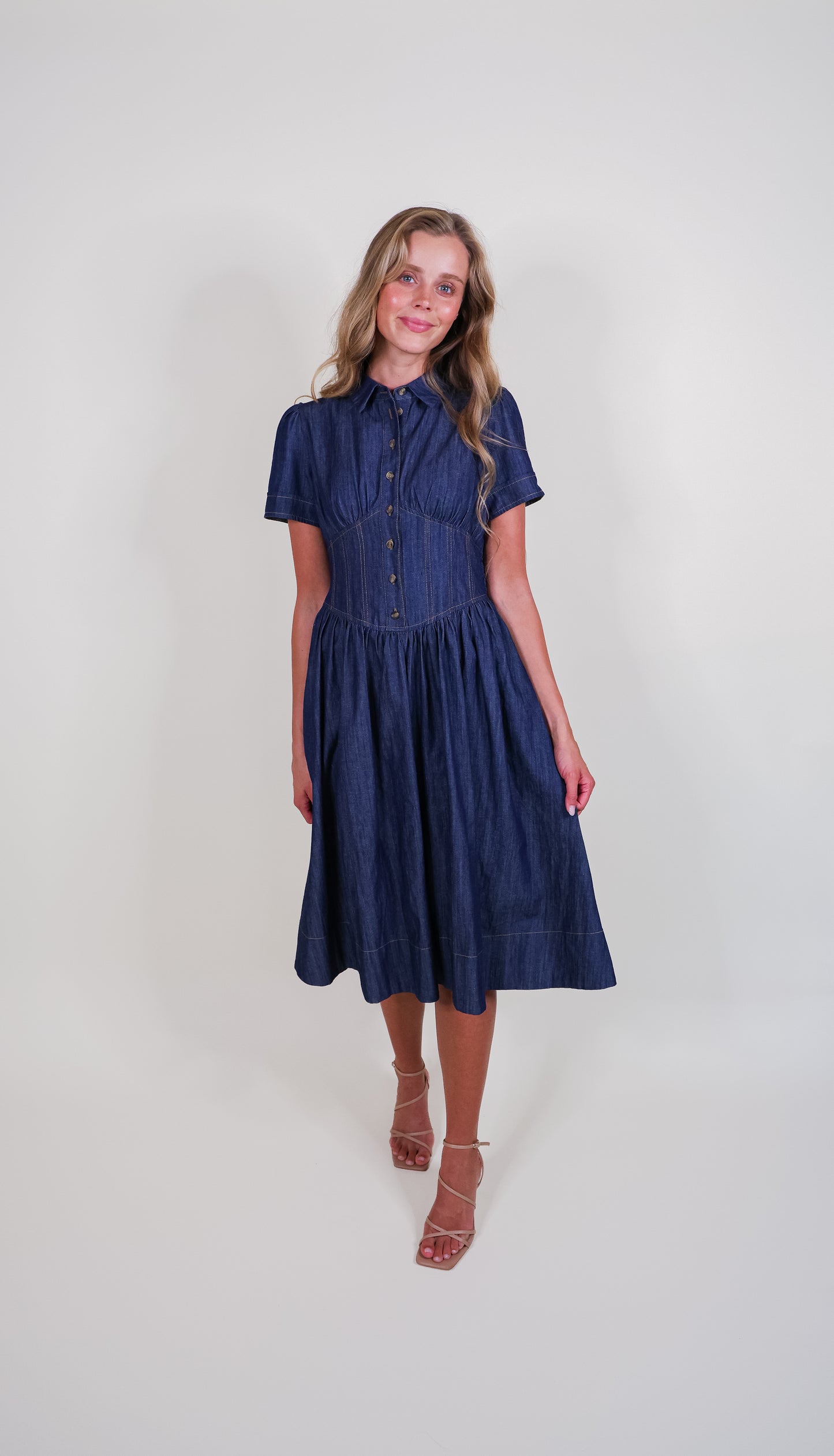 The Rue Denim Shirt Dress