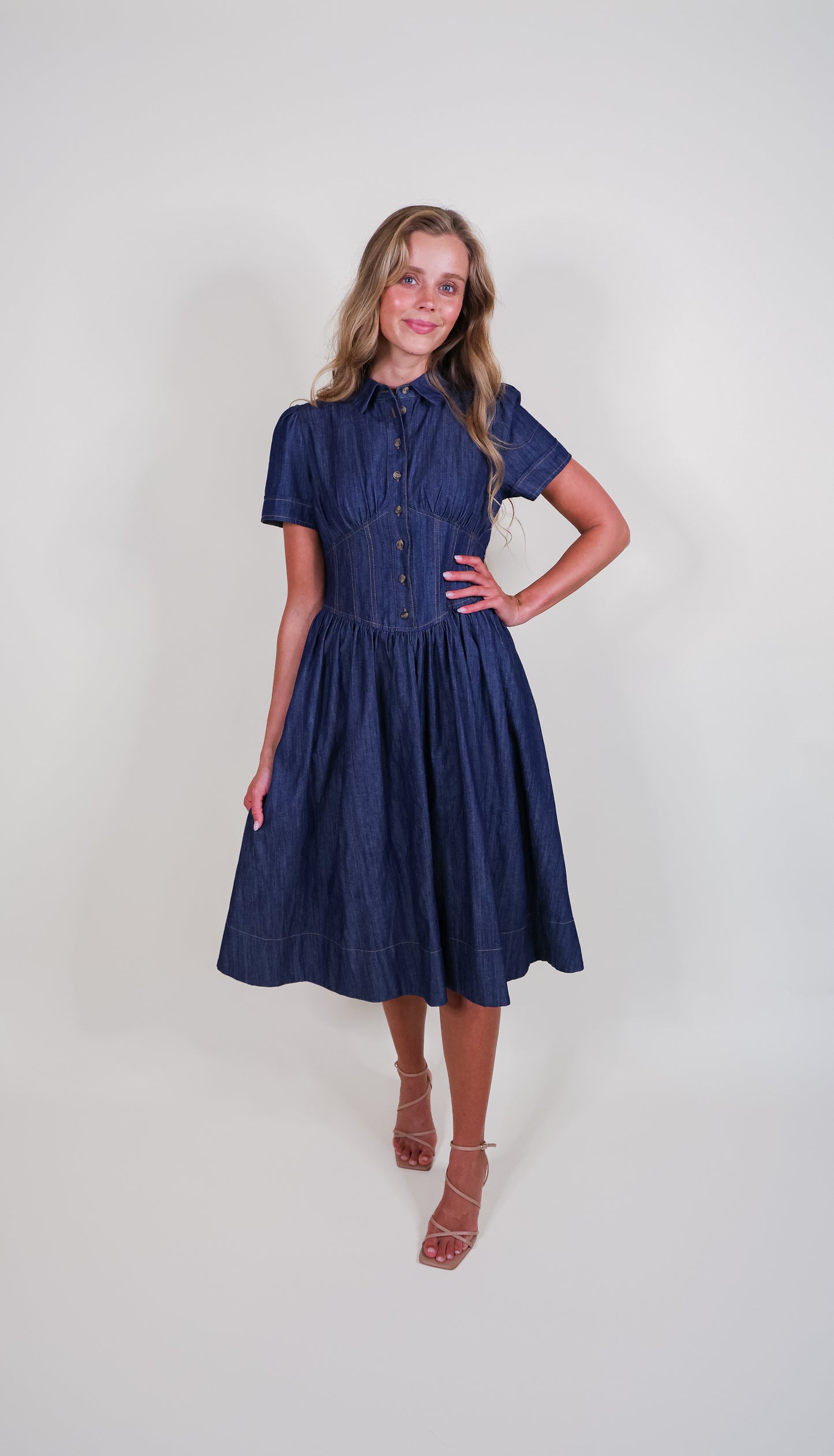 The Rue Denim Shirt Dress