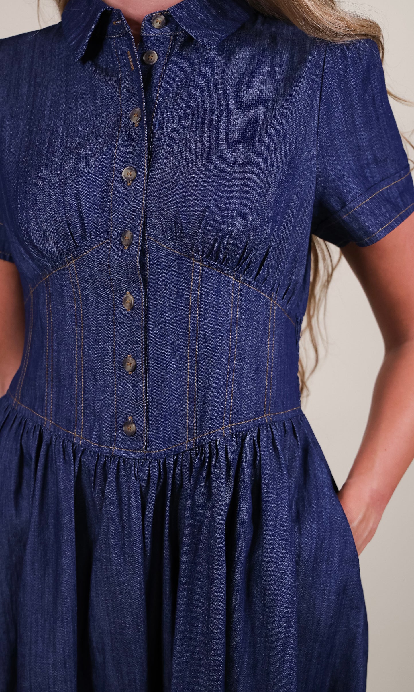 The Rue Denim Shirt Dress