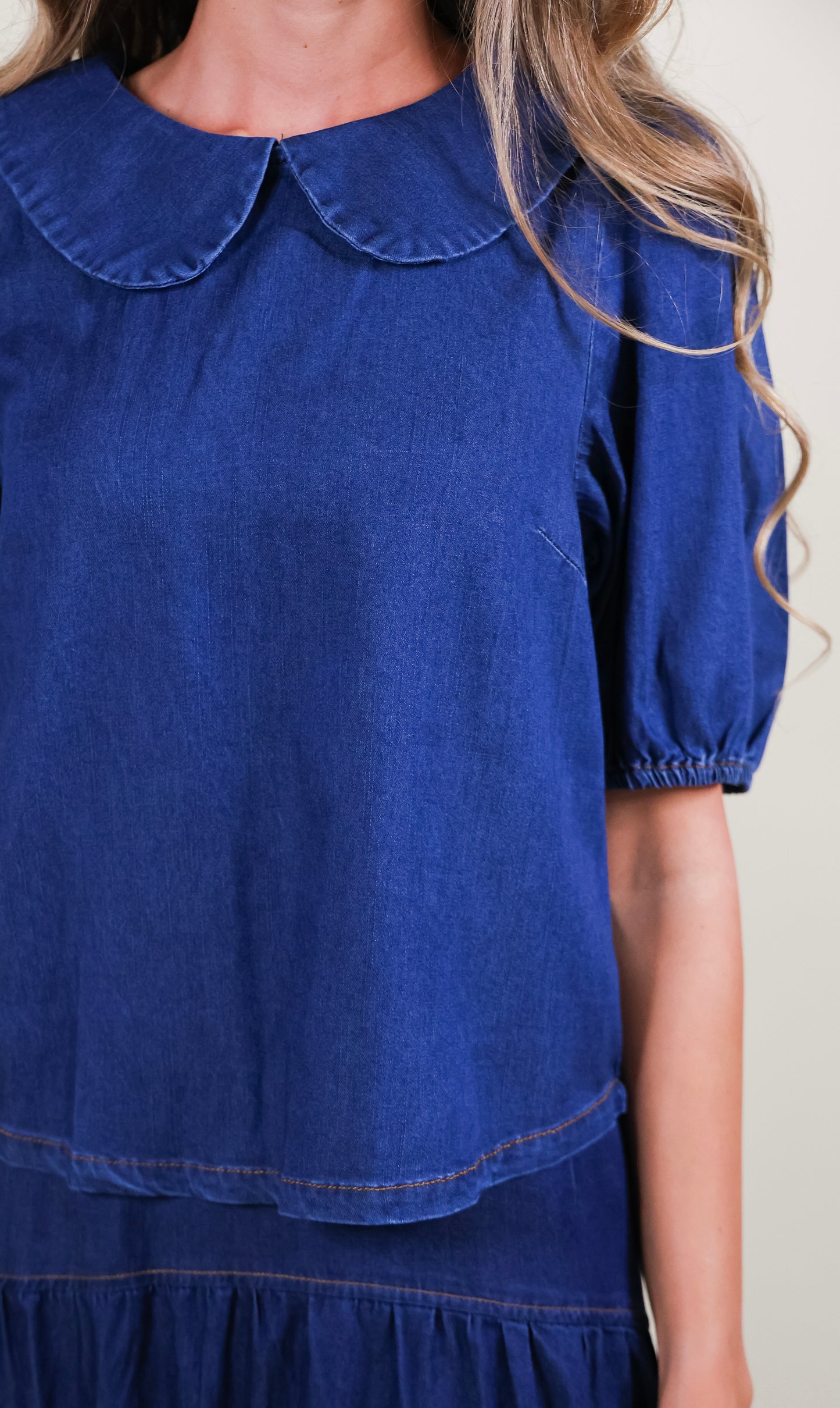 The Birdie Denim Skirt Set