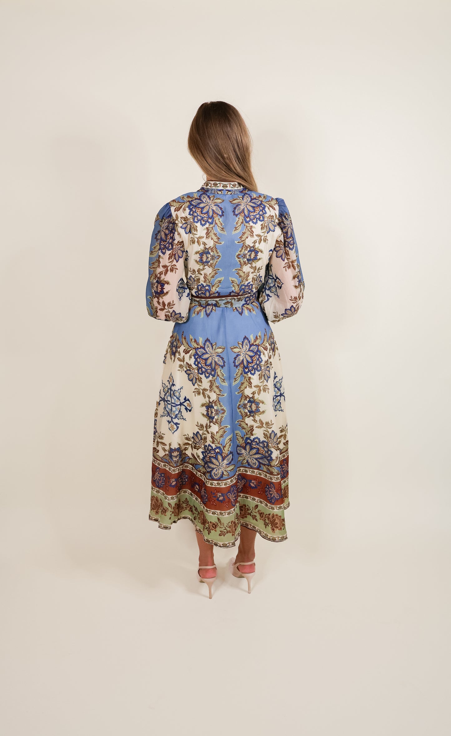 The Sophie Fall Floral Shirt Dress