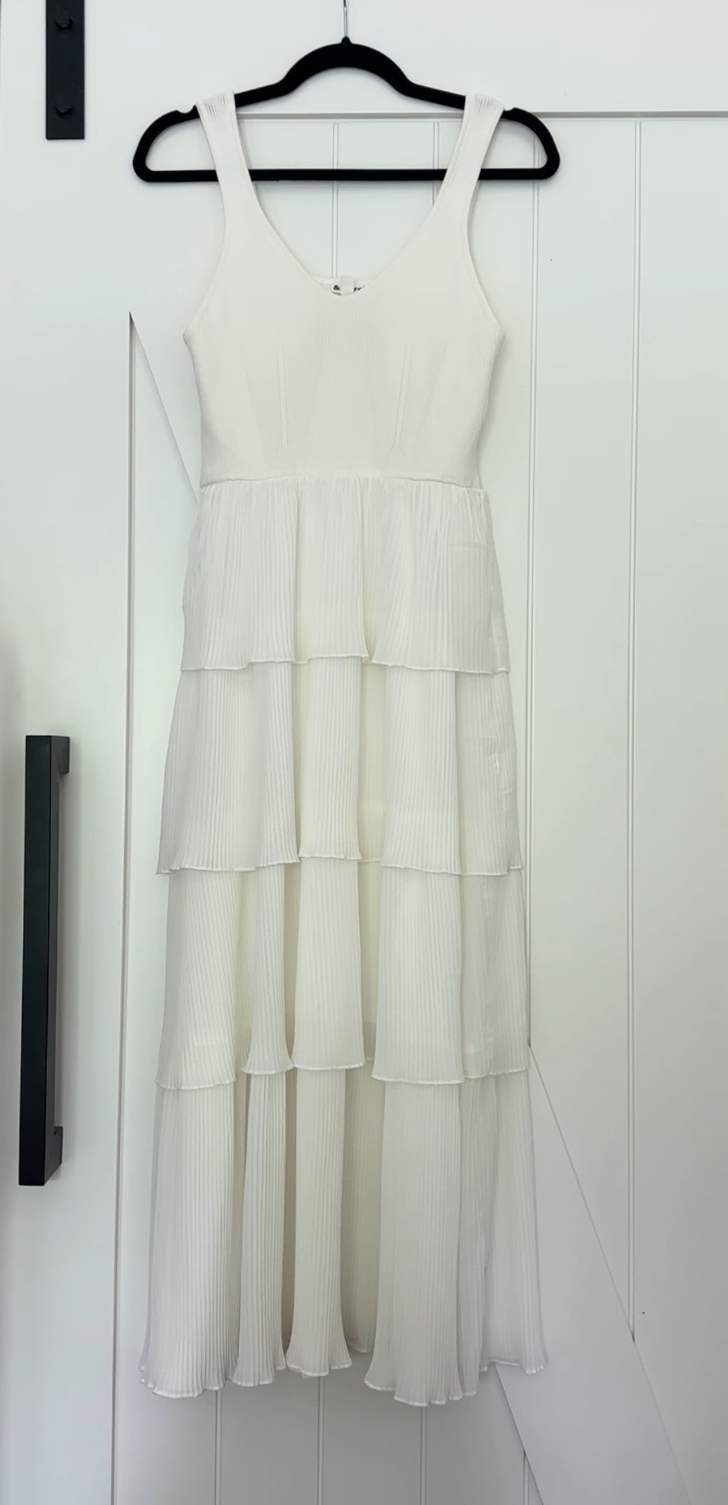 The Prim Ruffled Tank Dress