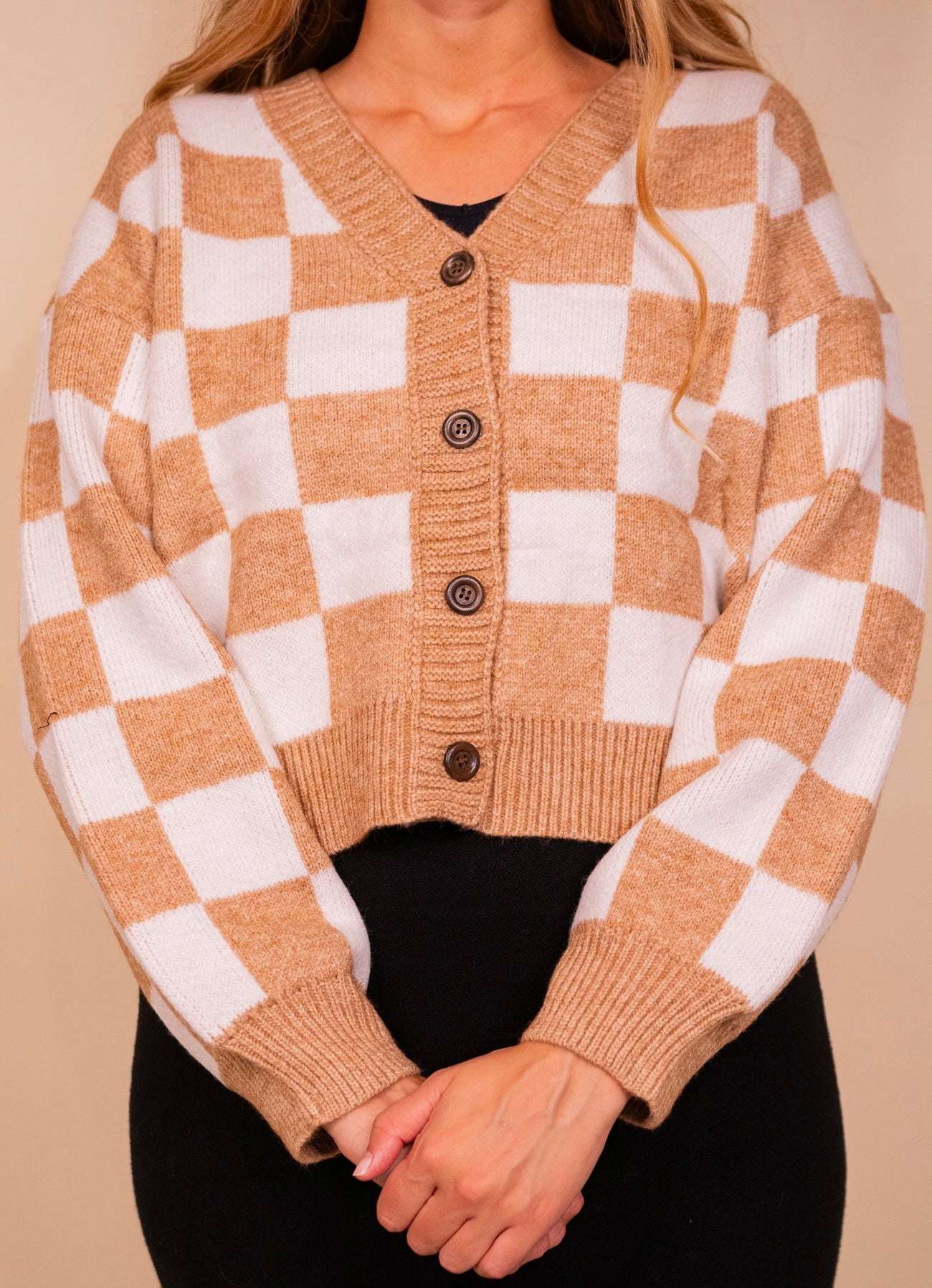 The Lainey Check Cardigan