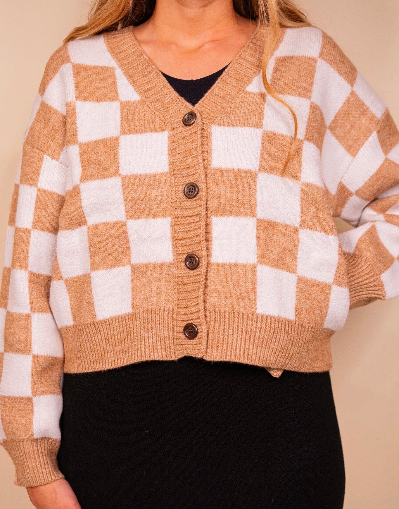 The Lainey Check Cardigan