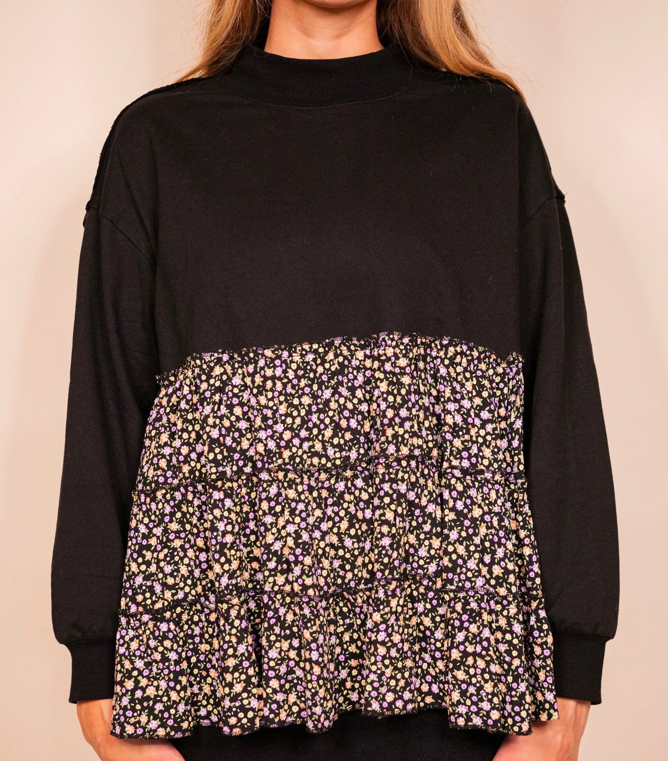 The LouLou Floral Mockneck Sweater