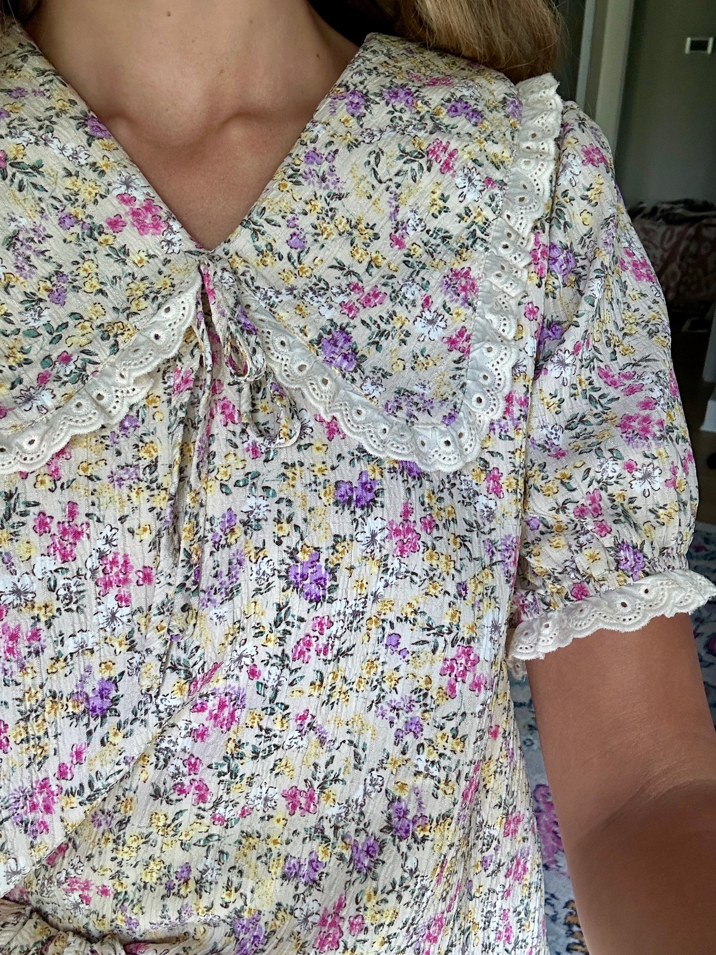 The Mae Eyelet Floral Set