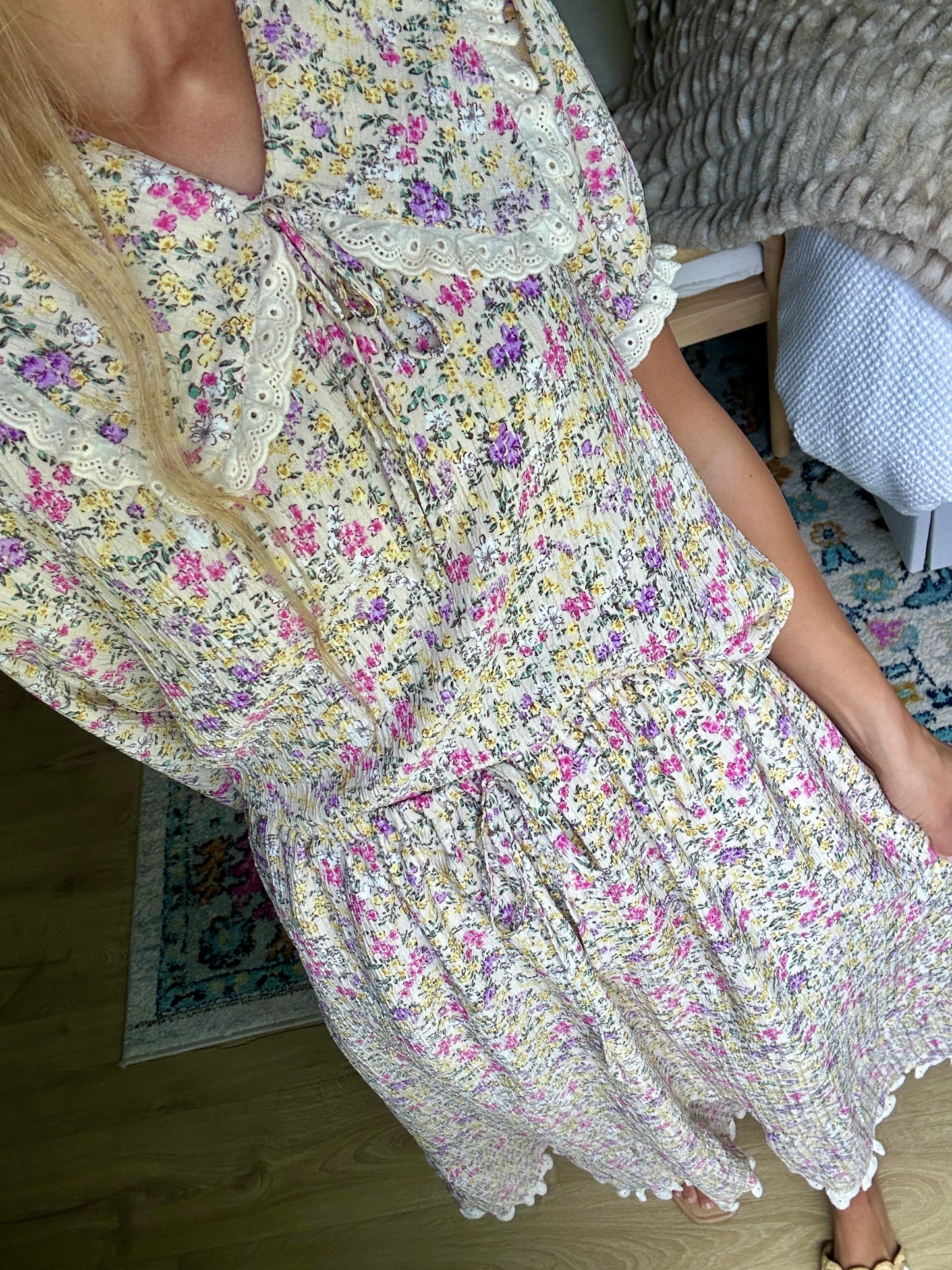 The Mae Eyelet Floral Set