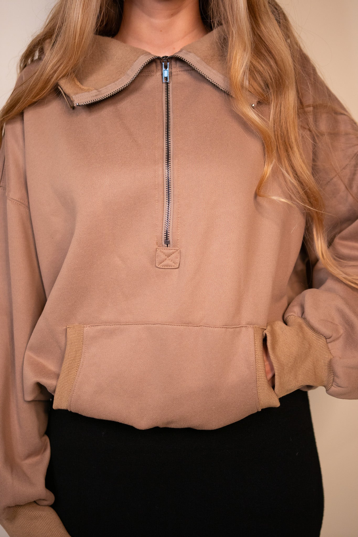 The Bailey Hoodie in Mocha