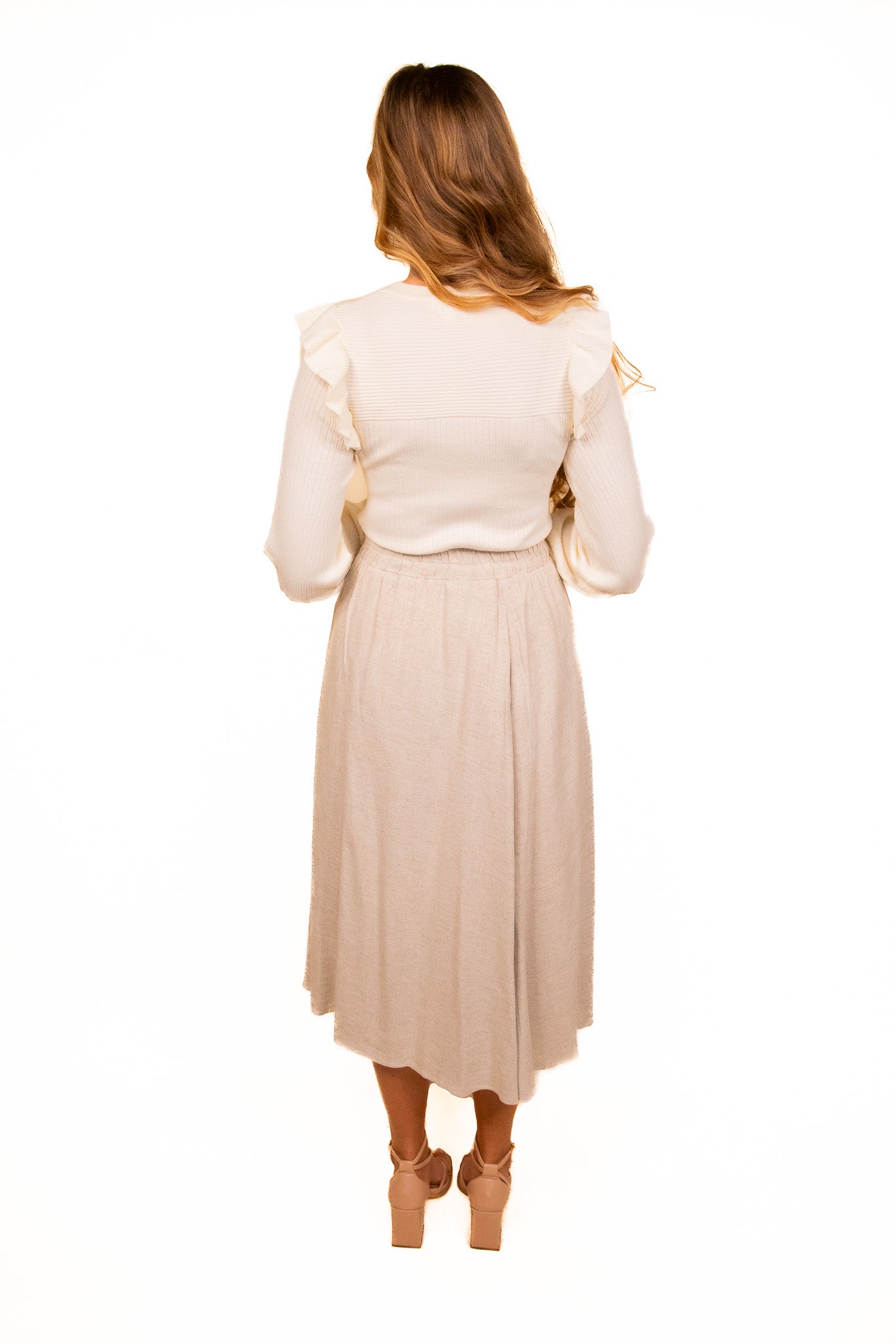 The Bria Linen Skirt