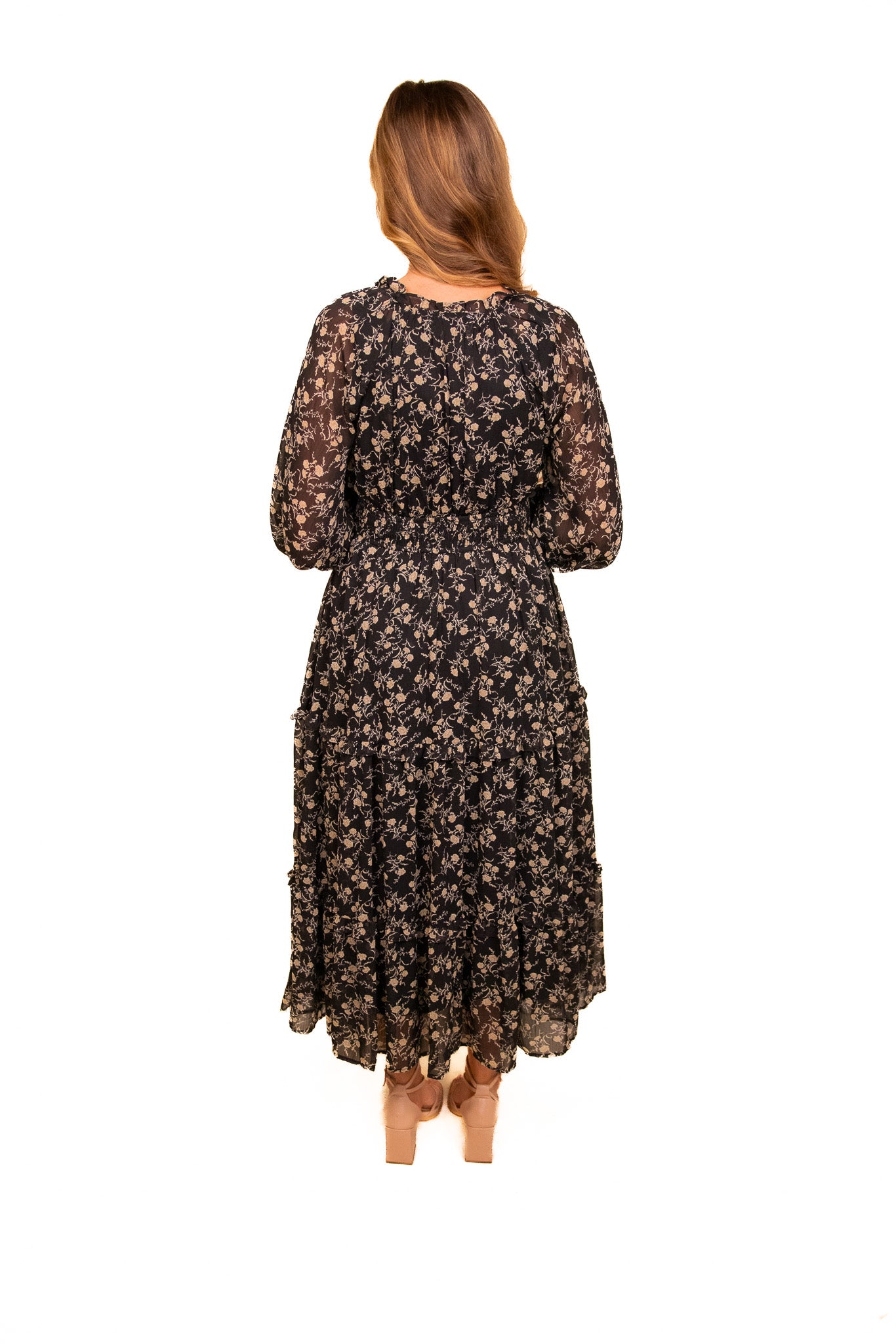 The Lennon Floral Chiffon Dress