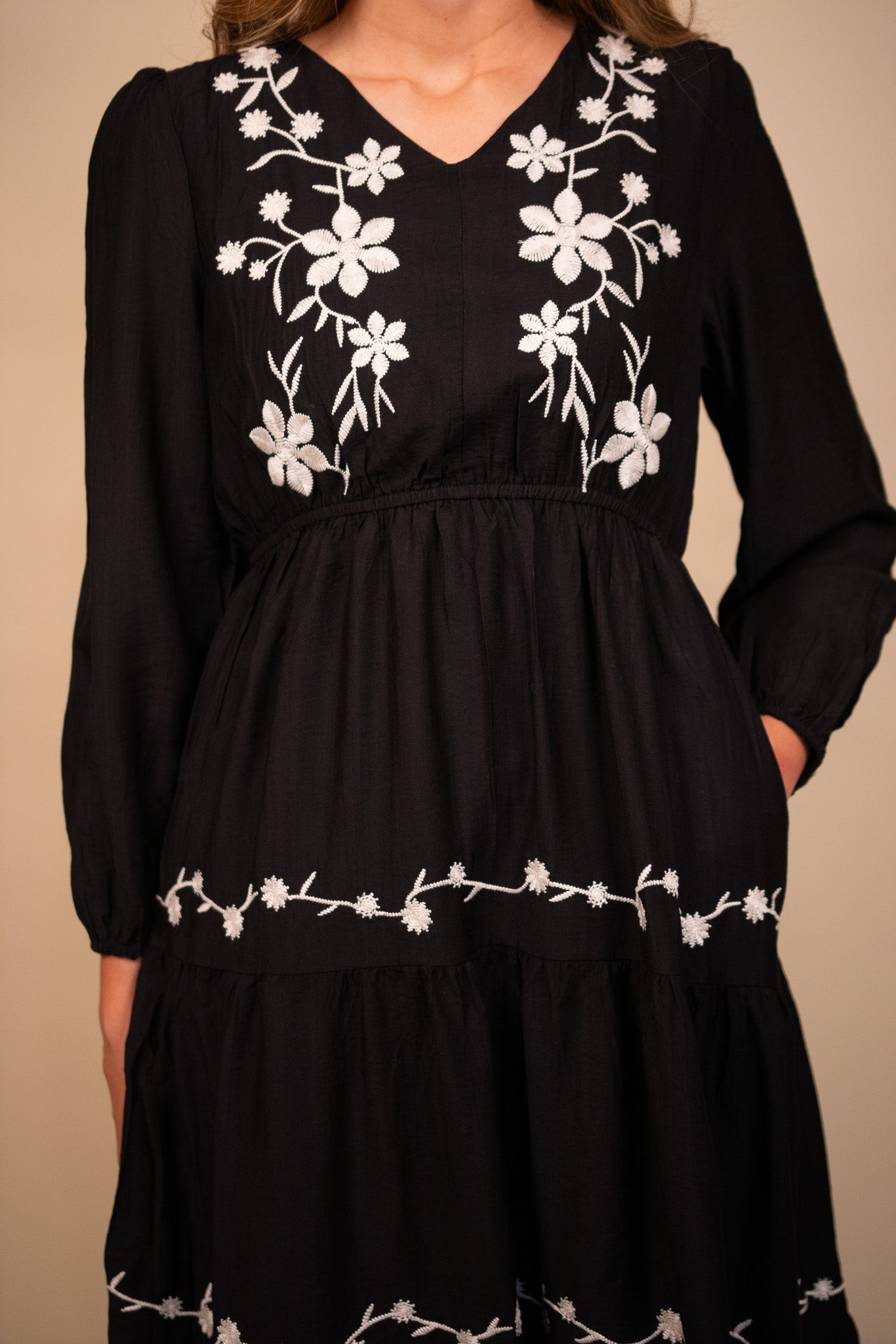 The Macy Embroidered Dress