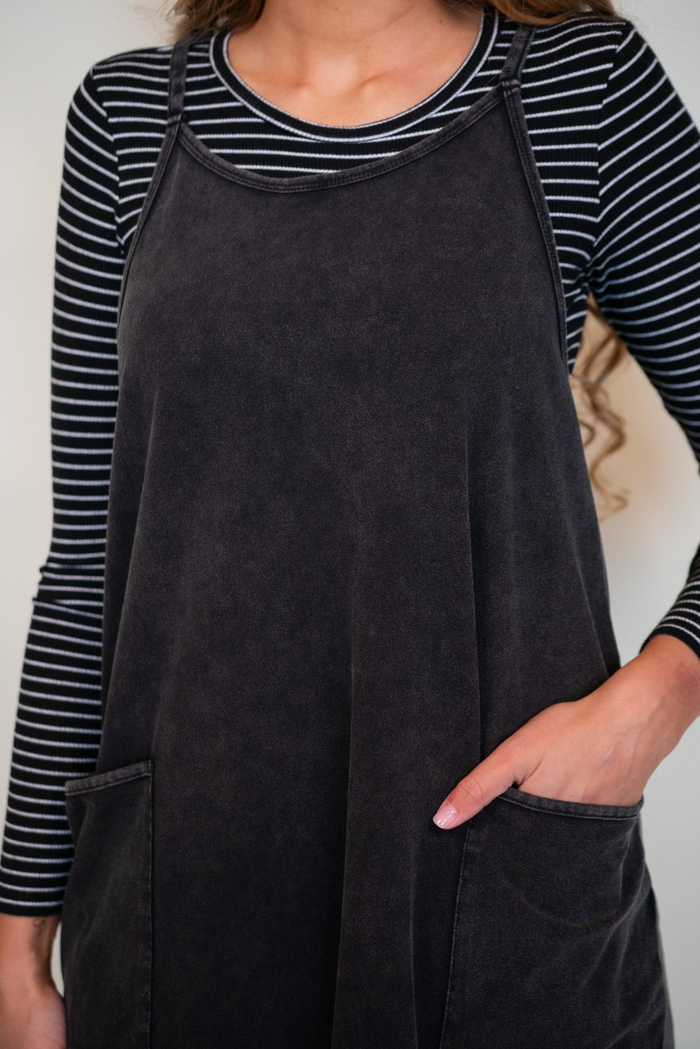 The SOFTEST Everyday Jumper Dress in Black