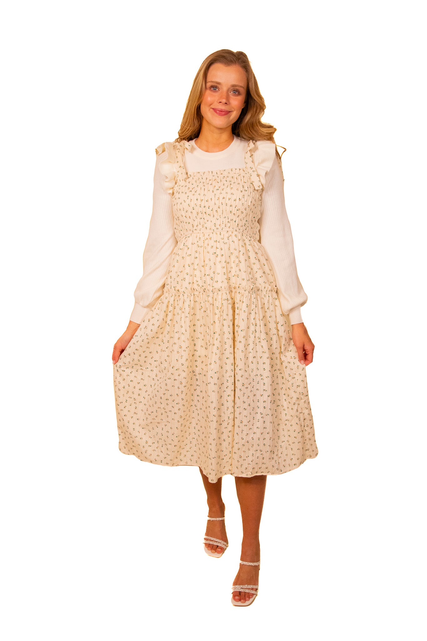 The Lacey Floral Smocked Dress