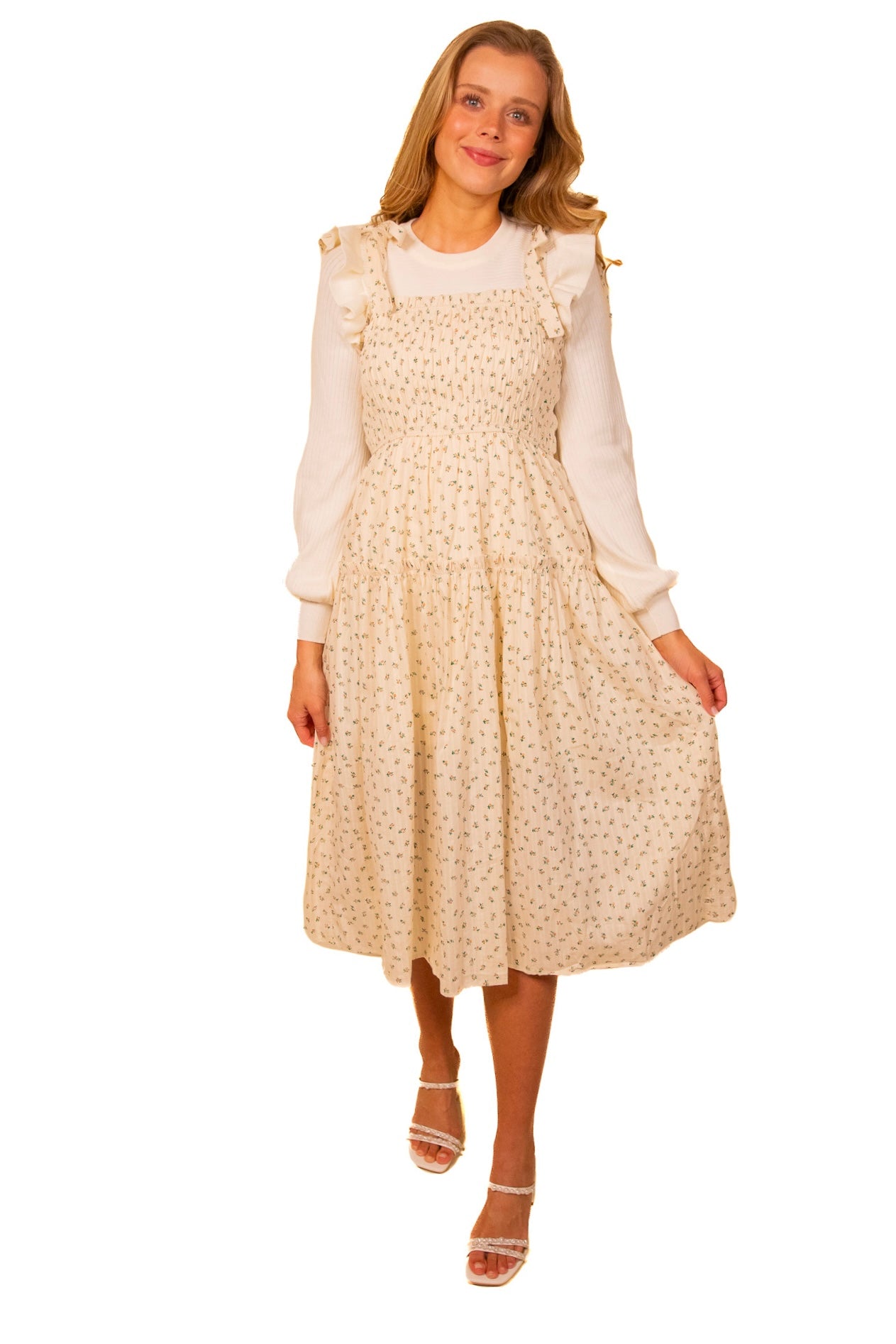 The Lacey Floral Smocked Dress