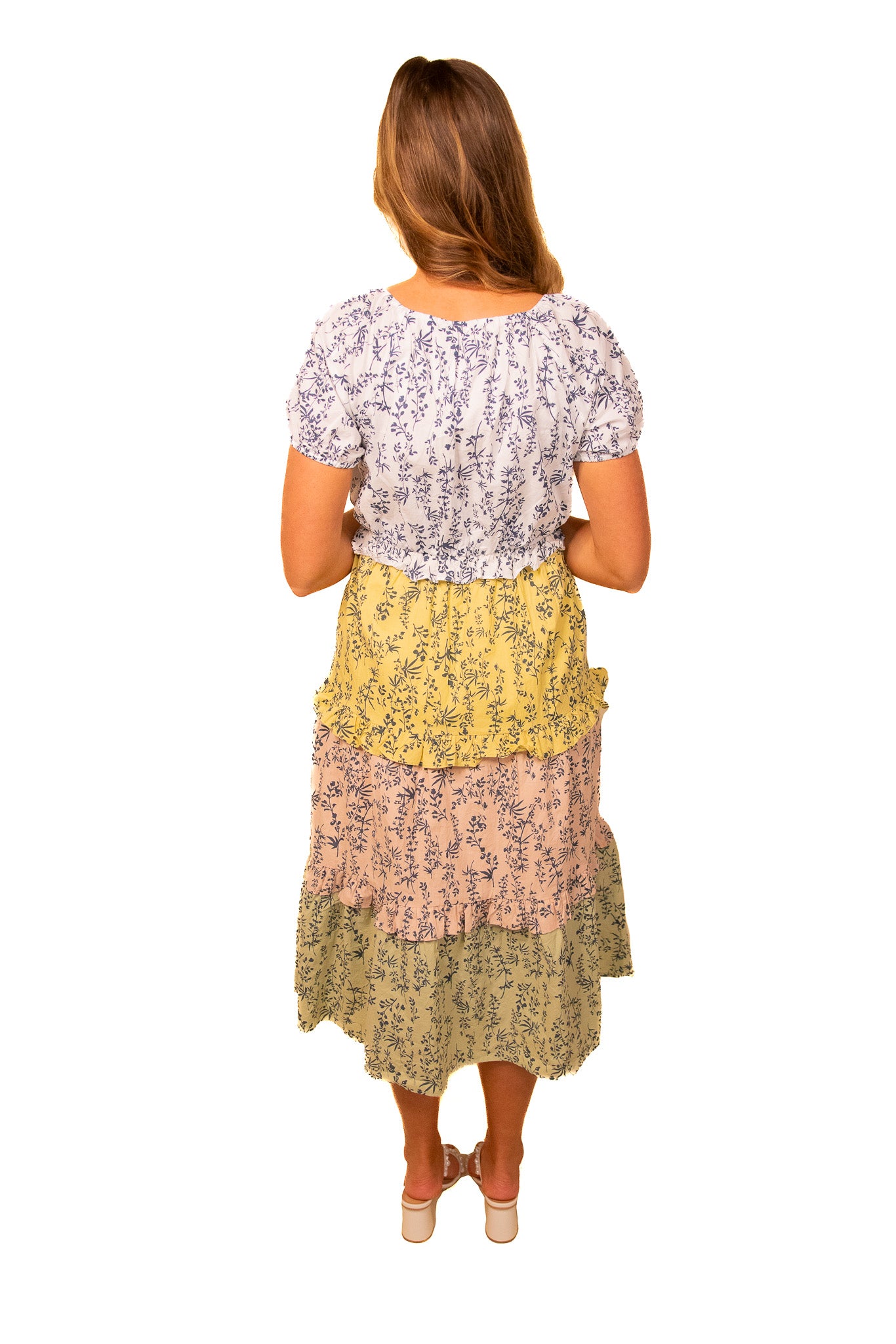 The Rae Colorbock Tiered Dress