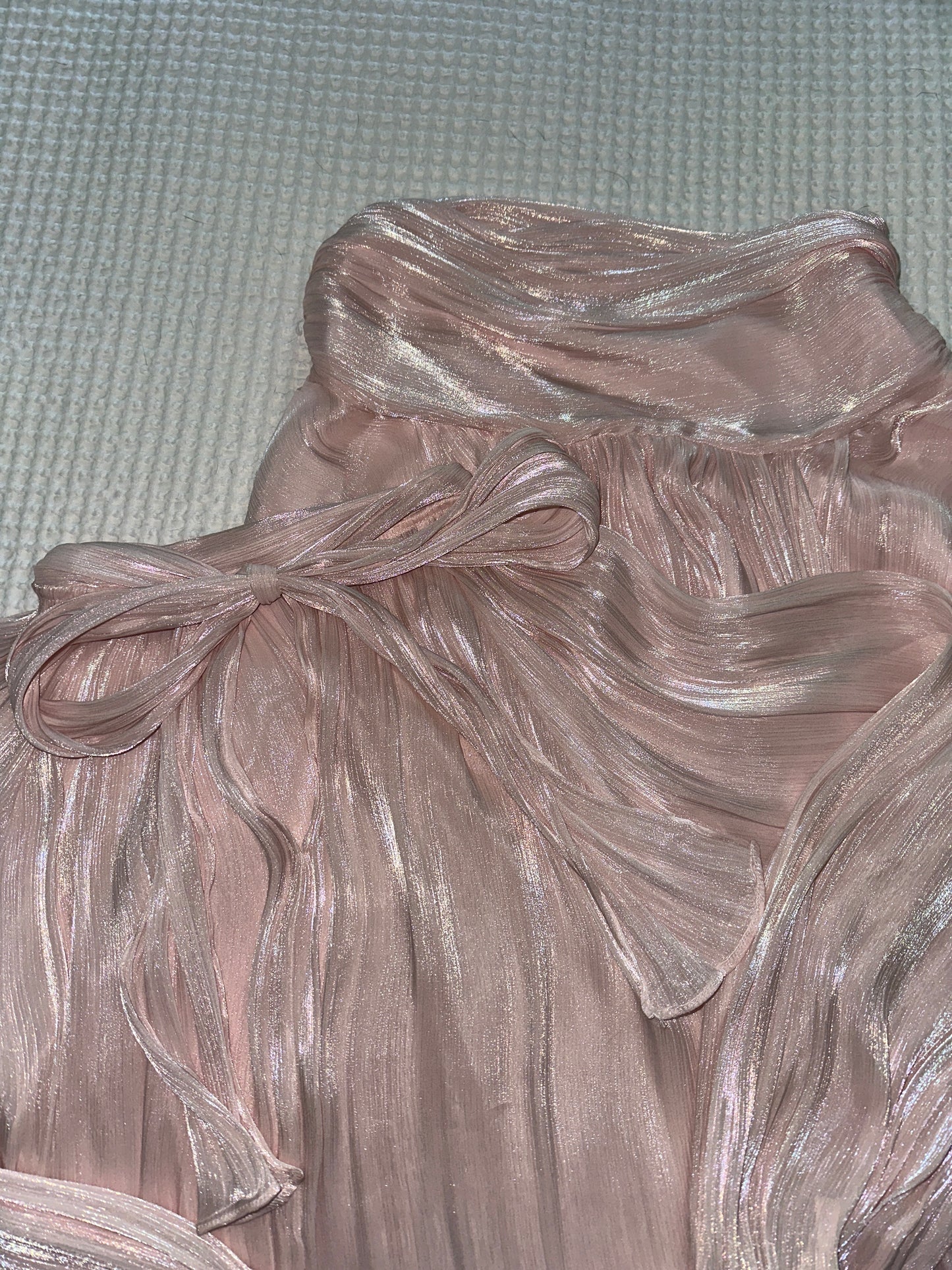 The Eleanor Shimmer Skirt Set in Ballerina Pink