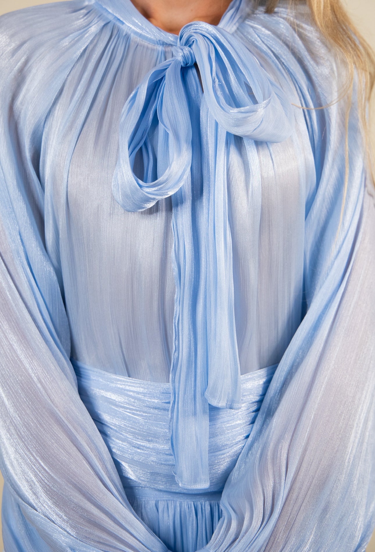 The Eleanor Shimmer Skirt Set in Cinderella Blue