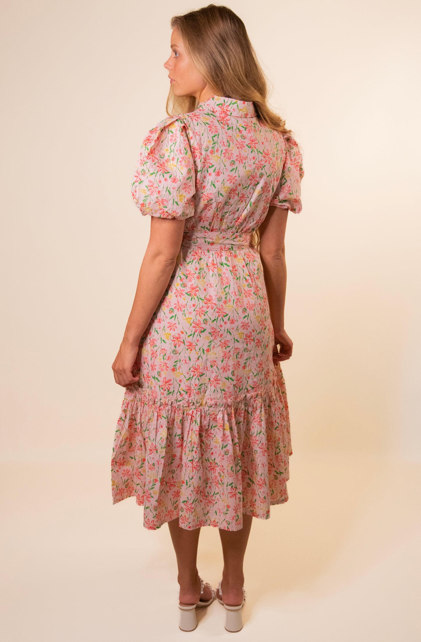 The Ella Floral Collar Dress