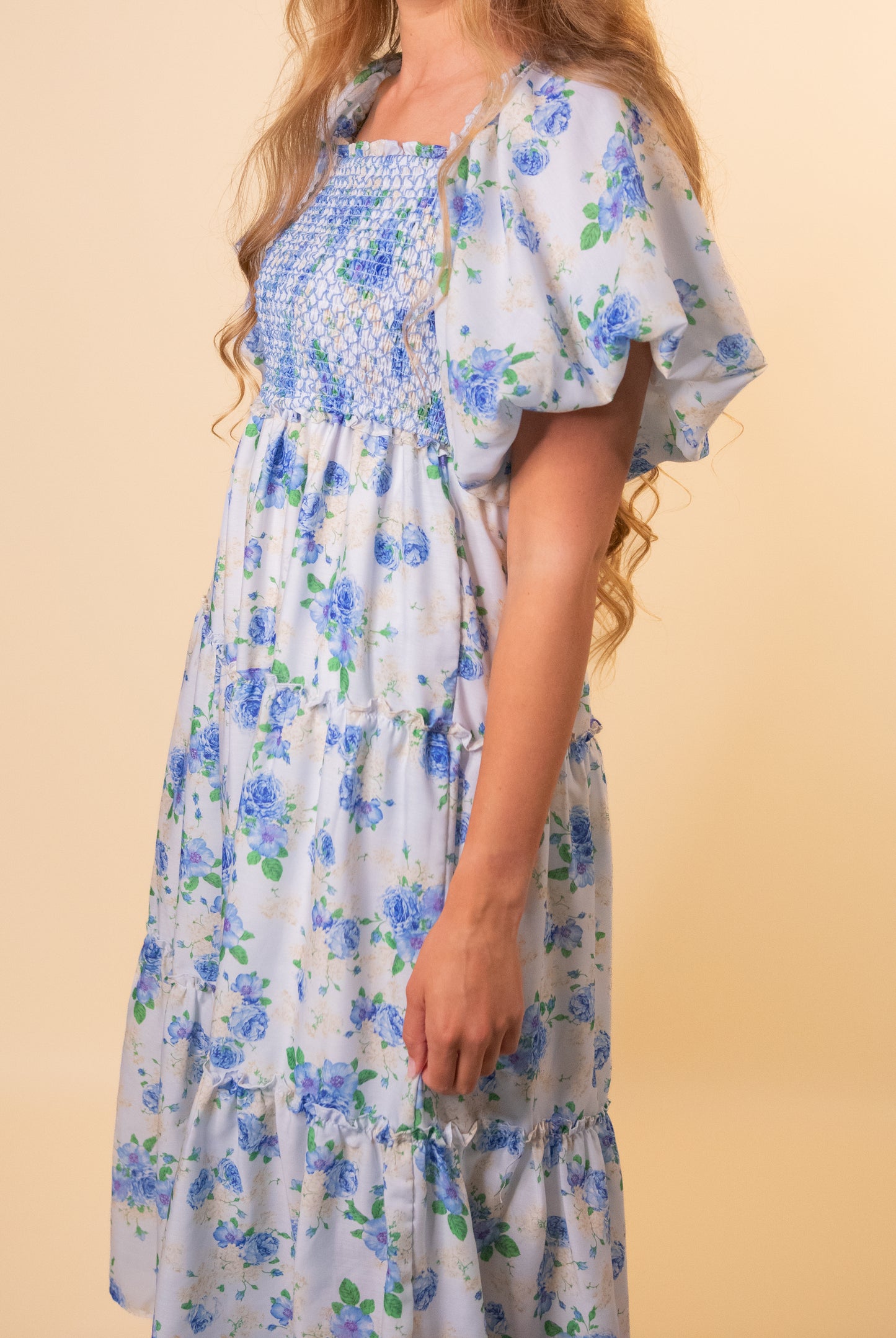 The Lucy Smocked Floral Dress