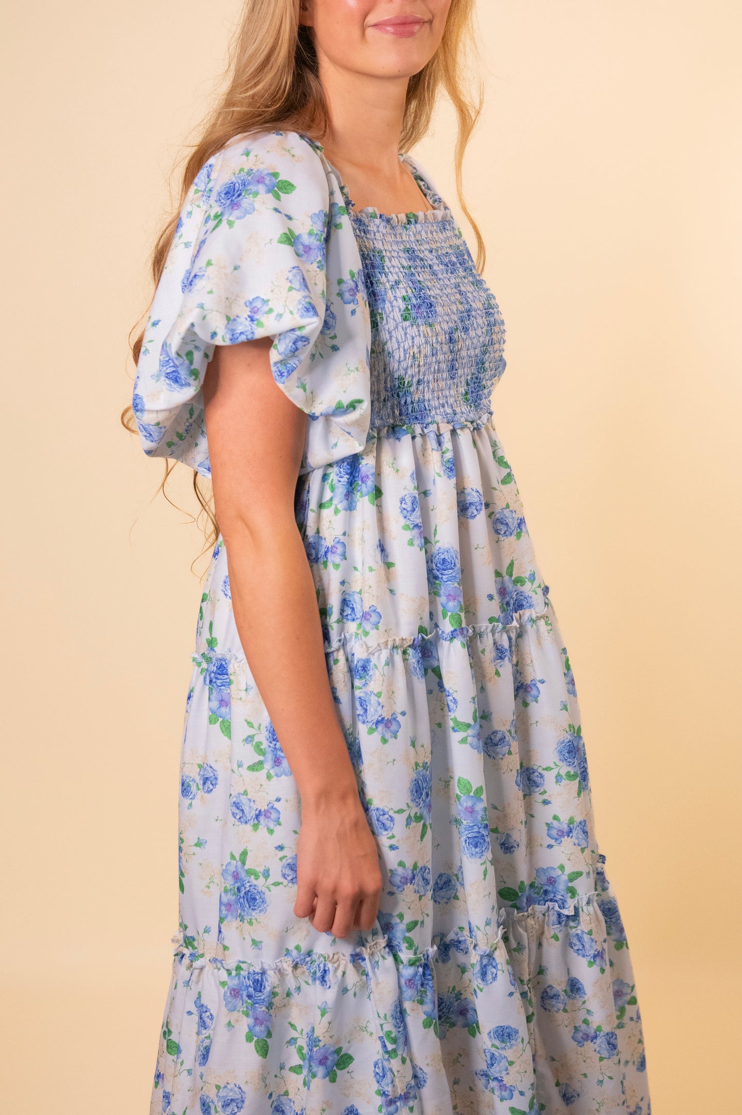 The Lucy Smocked Floral Dress